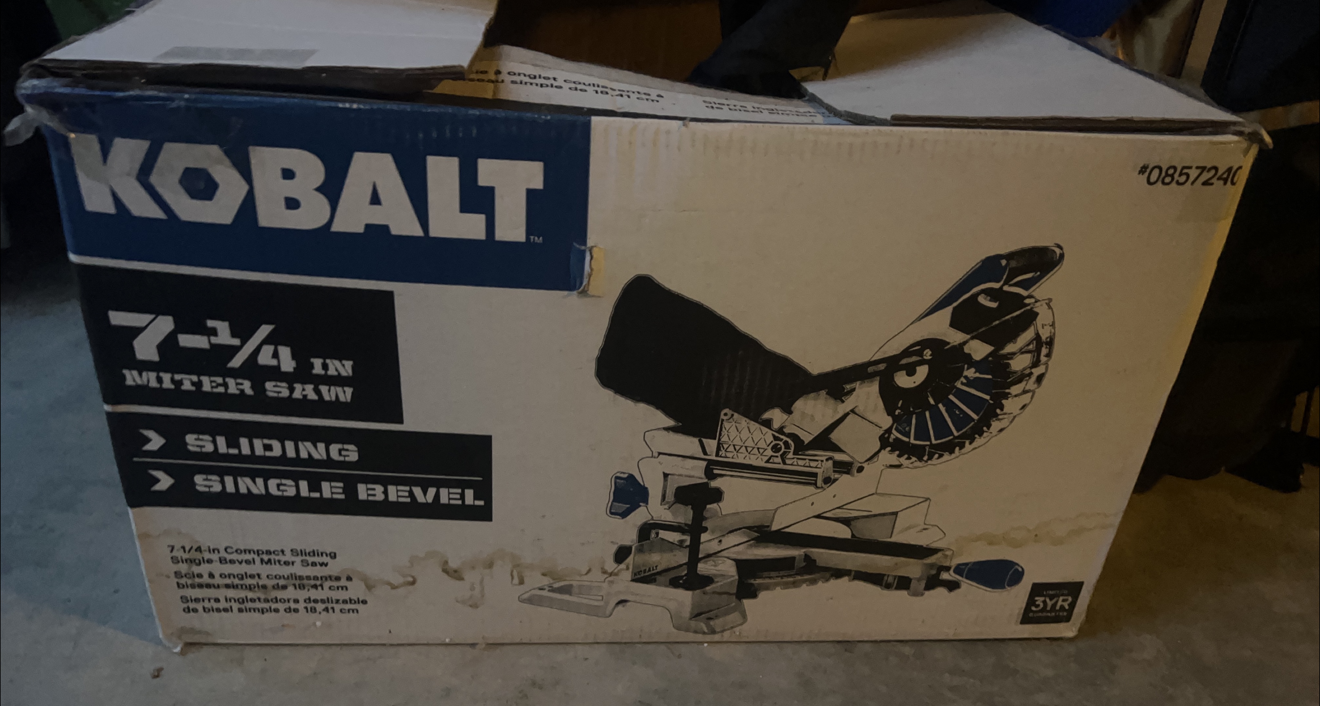 Kobalt 7-1/4-in Compact Sliding Miter Saw thumbnail