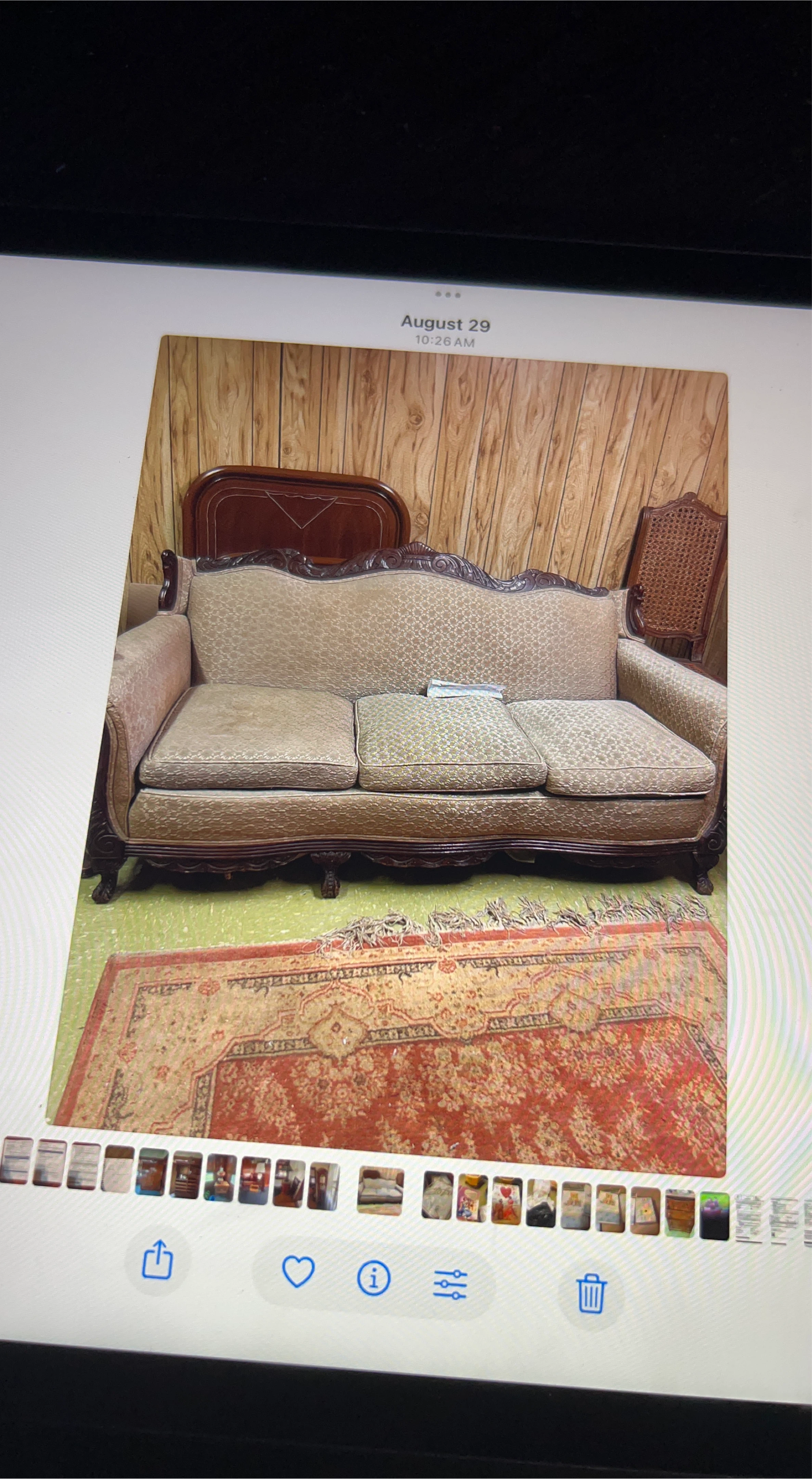 Vintage Style Sofa thumbnail