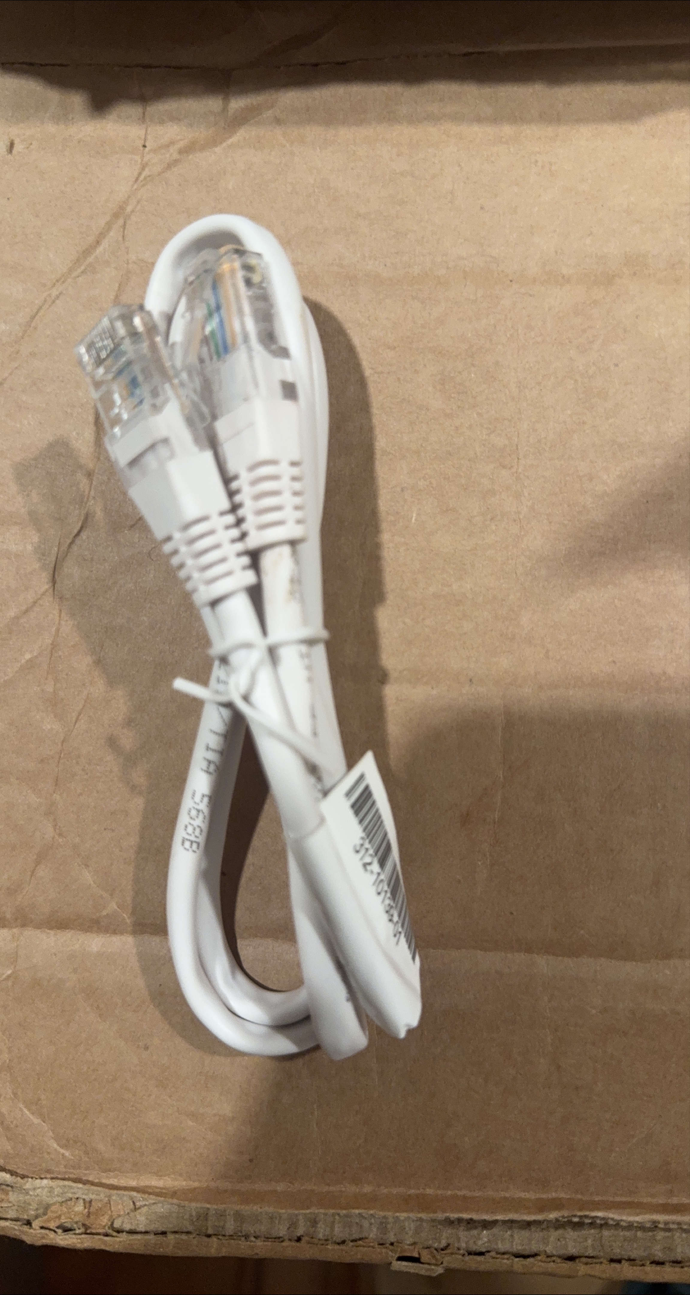 White Ethernet Data Cable thumbnail