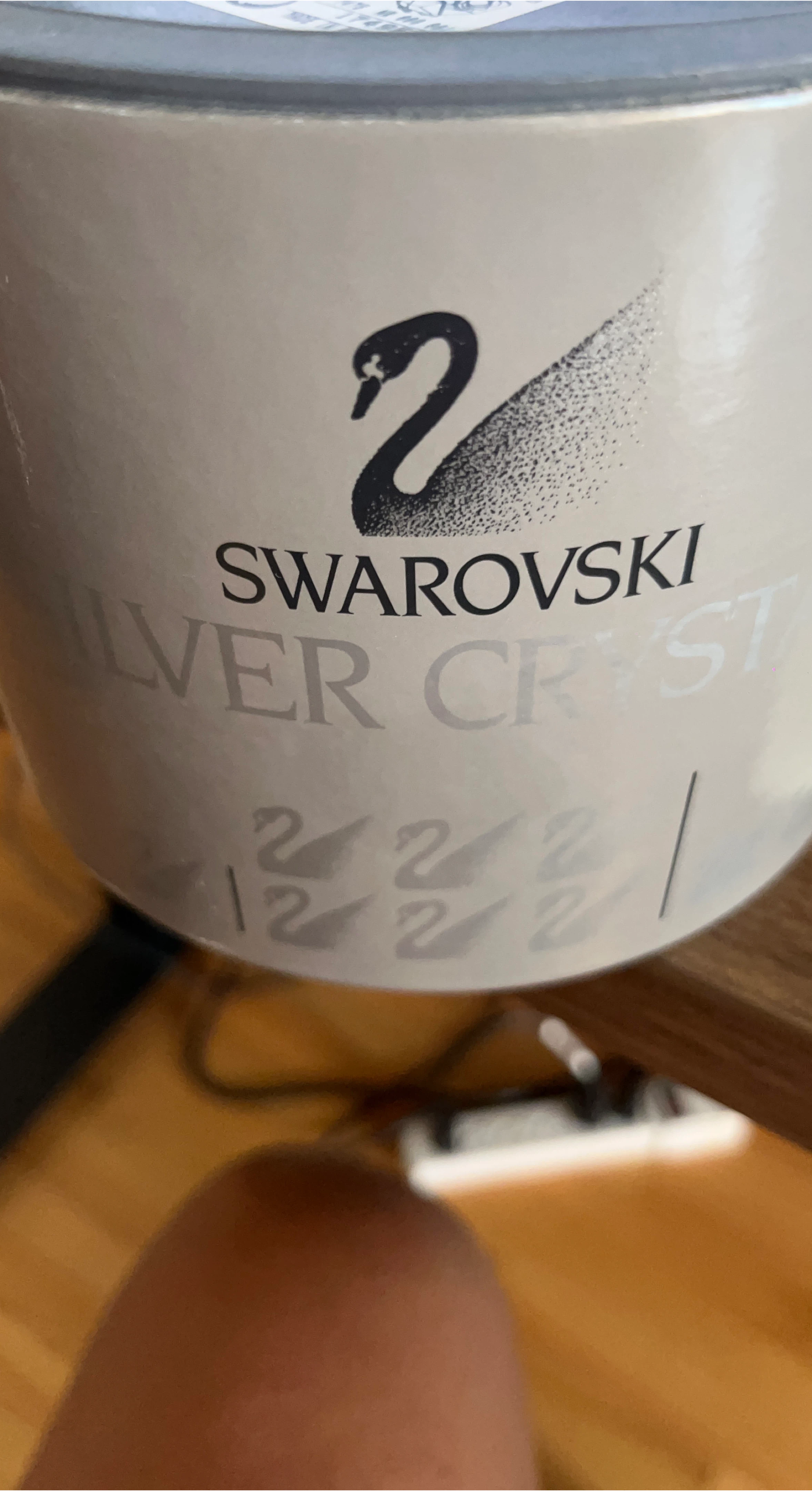 Swarovski Silver Crystal Rose  Figurine thumbnail