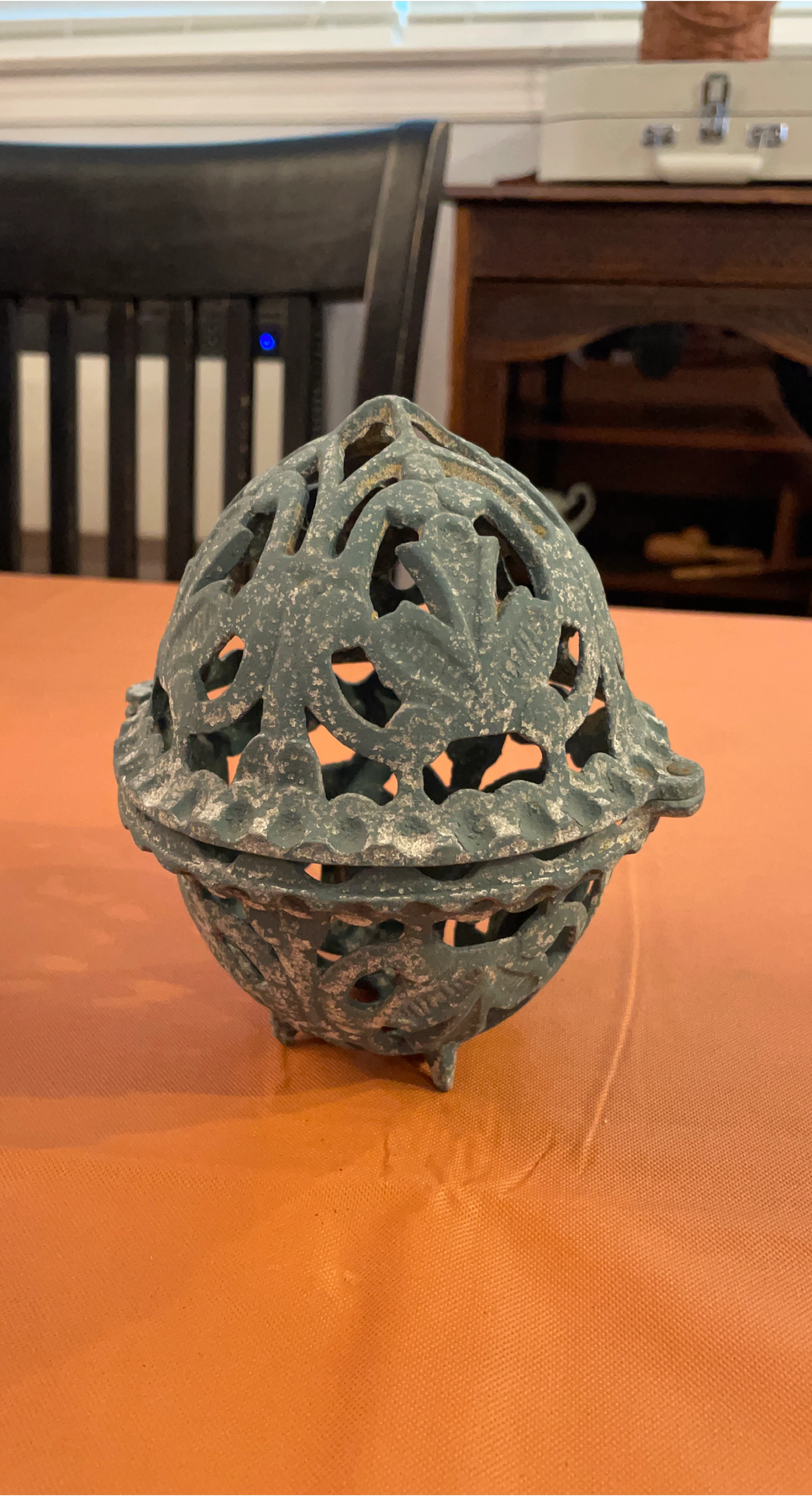 Vintage Metal Incense Burner thumbnail
