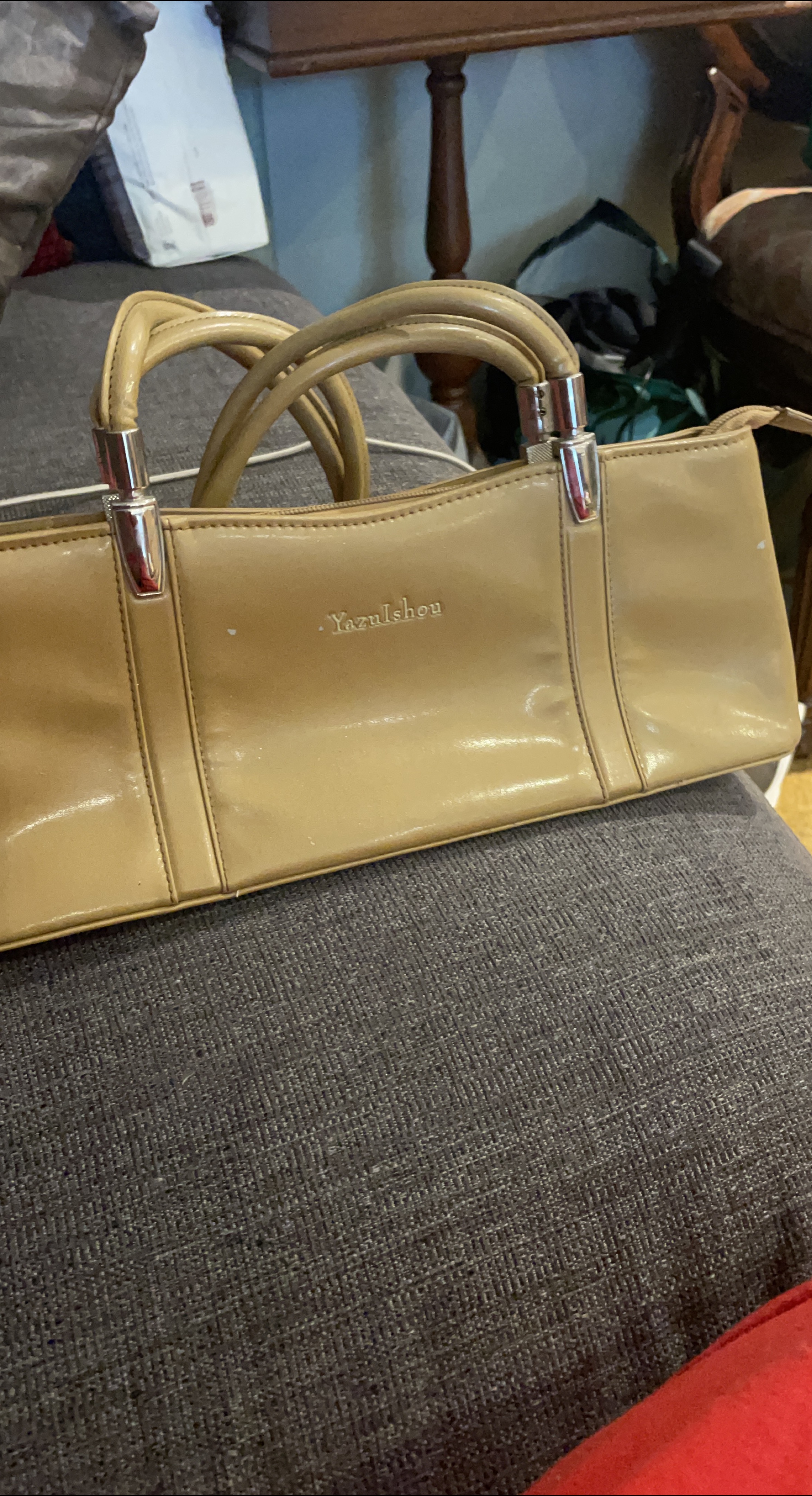 Yazulshou Beige Handbag thumbnail