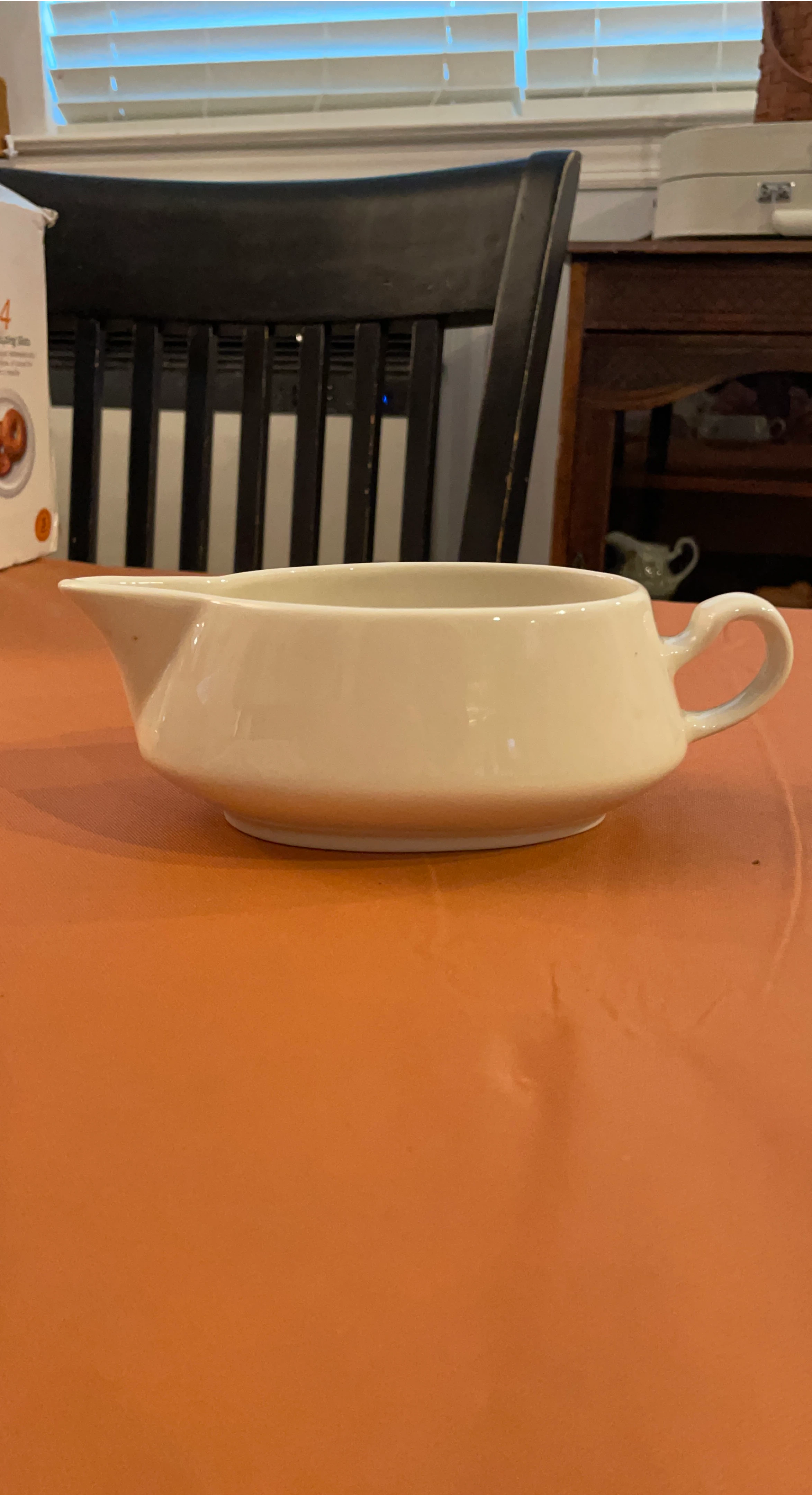 Cream Ceramic Gravy Boat thumbnail