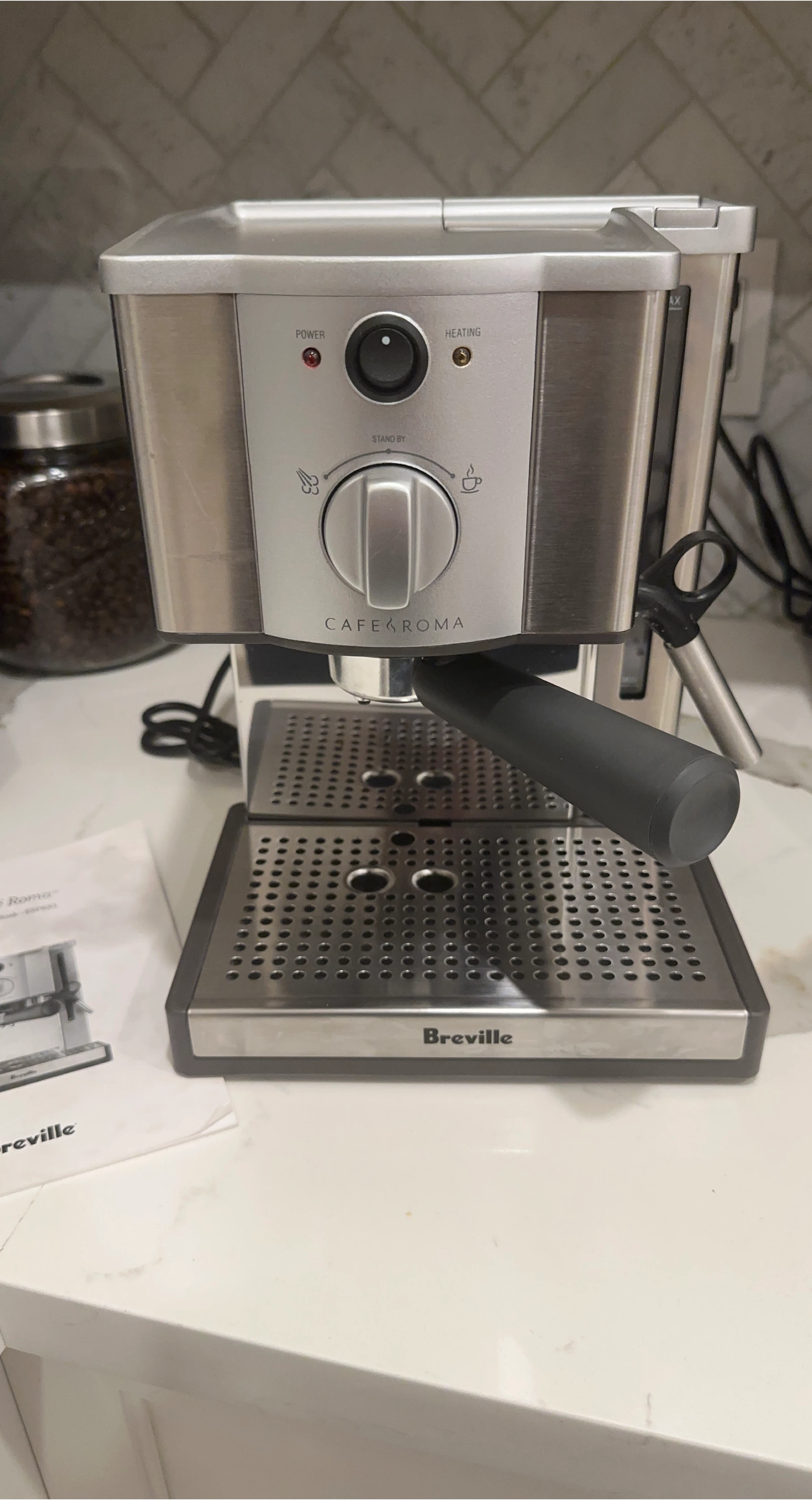 Breville Cafe Roma Espresso Machine ESP8XL image indicator(1)