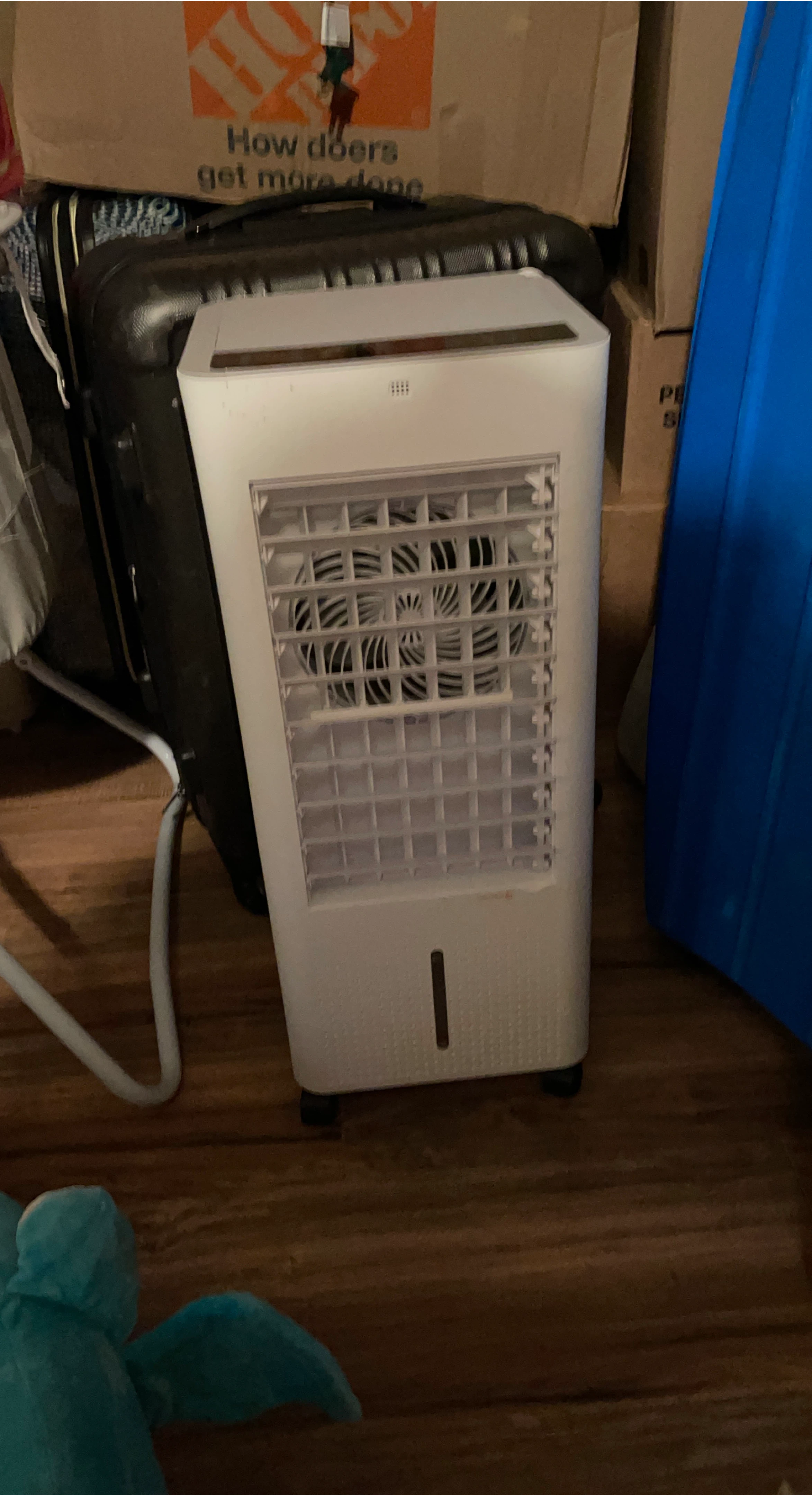 White Portable Air Cooler thumbnail