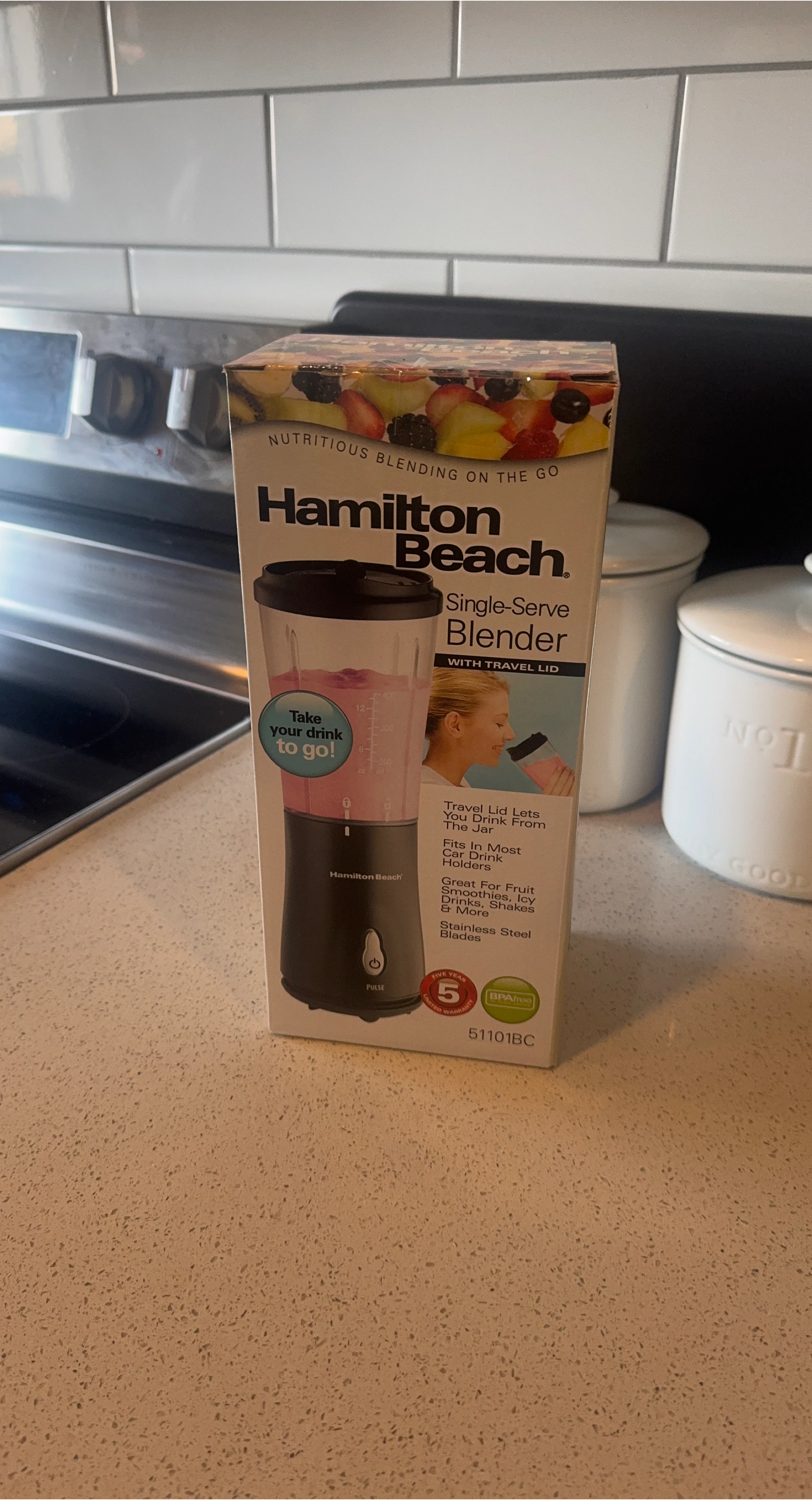 Hamilton Beach Single-Serve Blender - New in Box! thumbnail