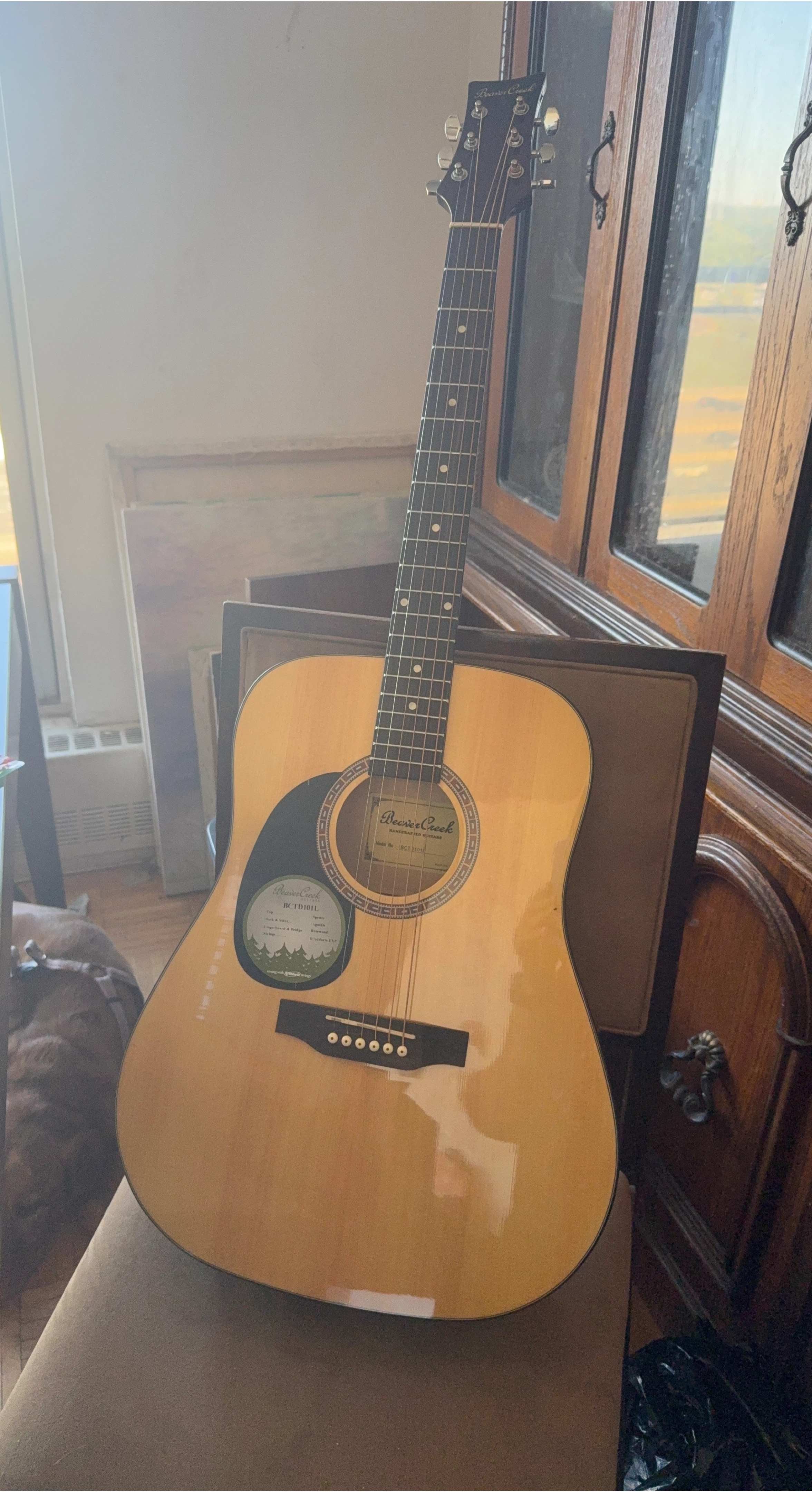 BeaverCreek BCTD101L Acoustic Guitar thumbnail