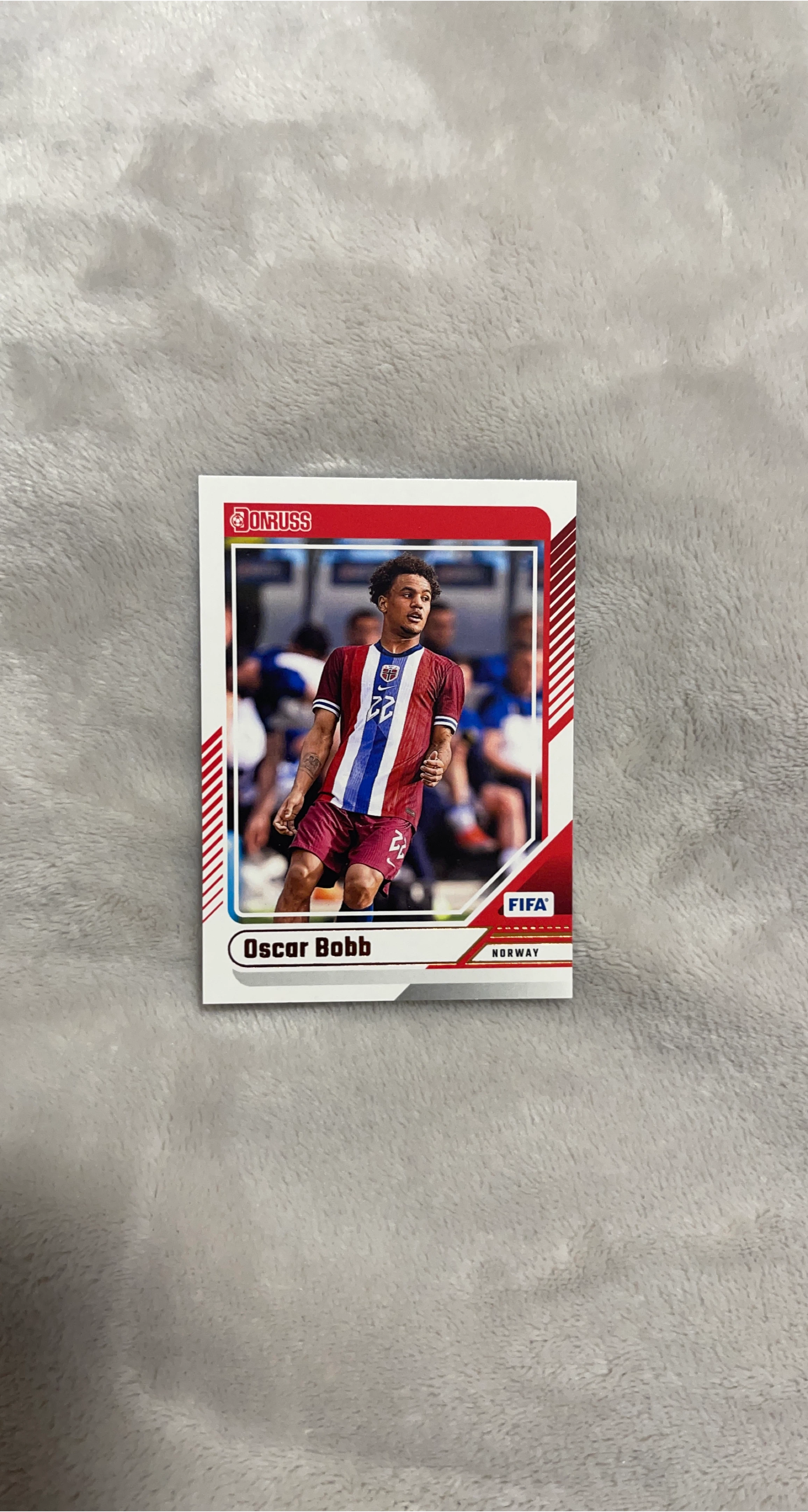 Donruss Oscar Bobb FIFA Norway Trading Card thumbnail