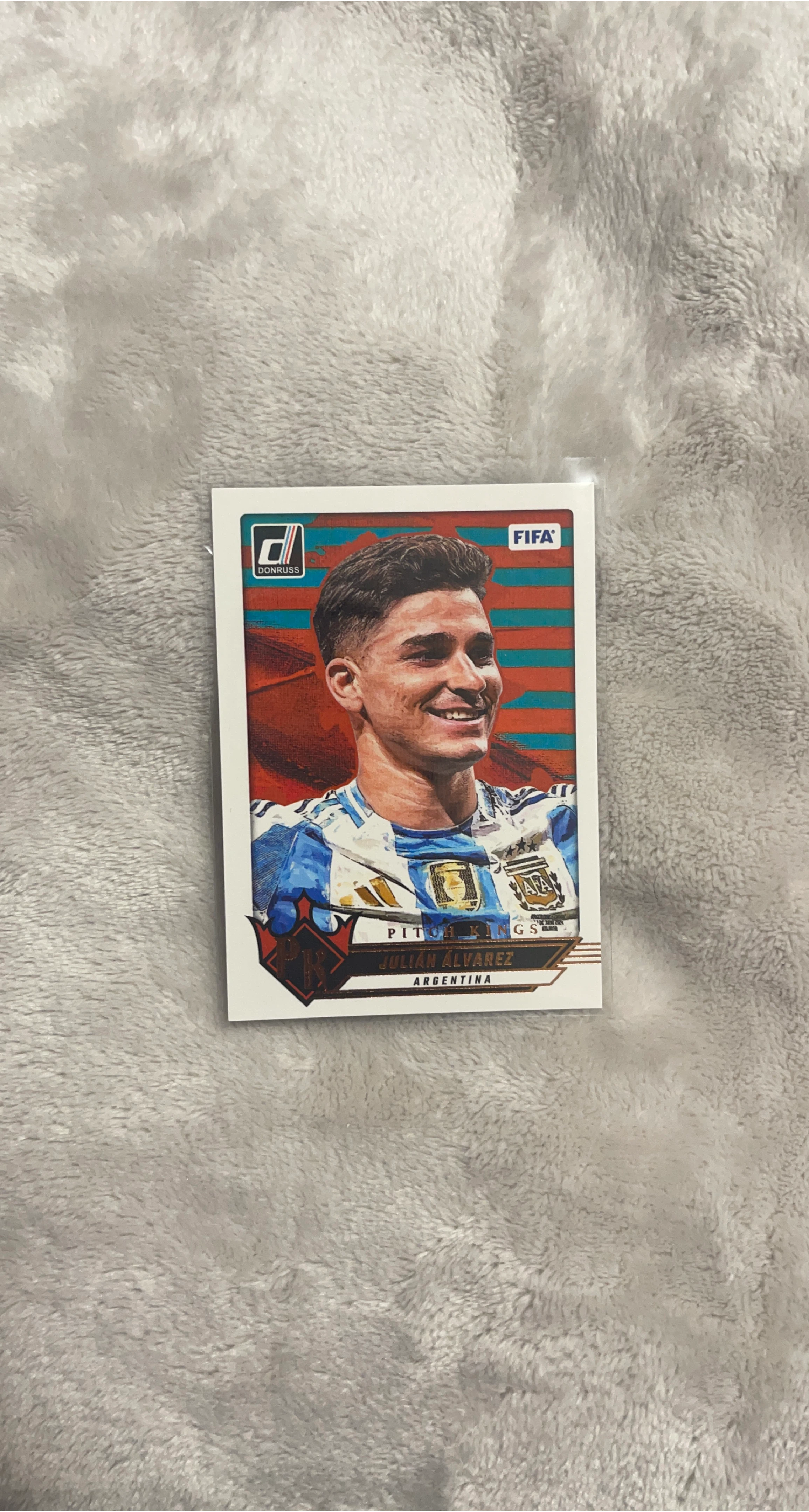 Donruss Julian Alvarez Pitch Kings Trading Card thumbnail