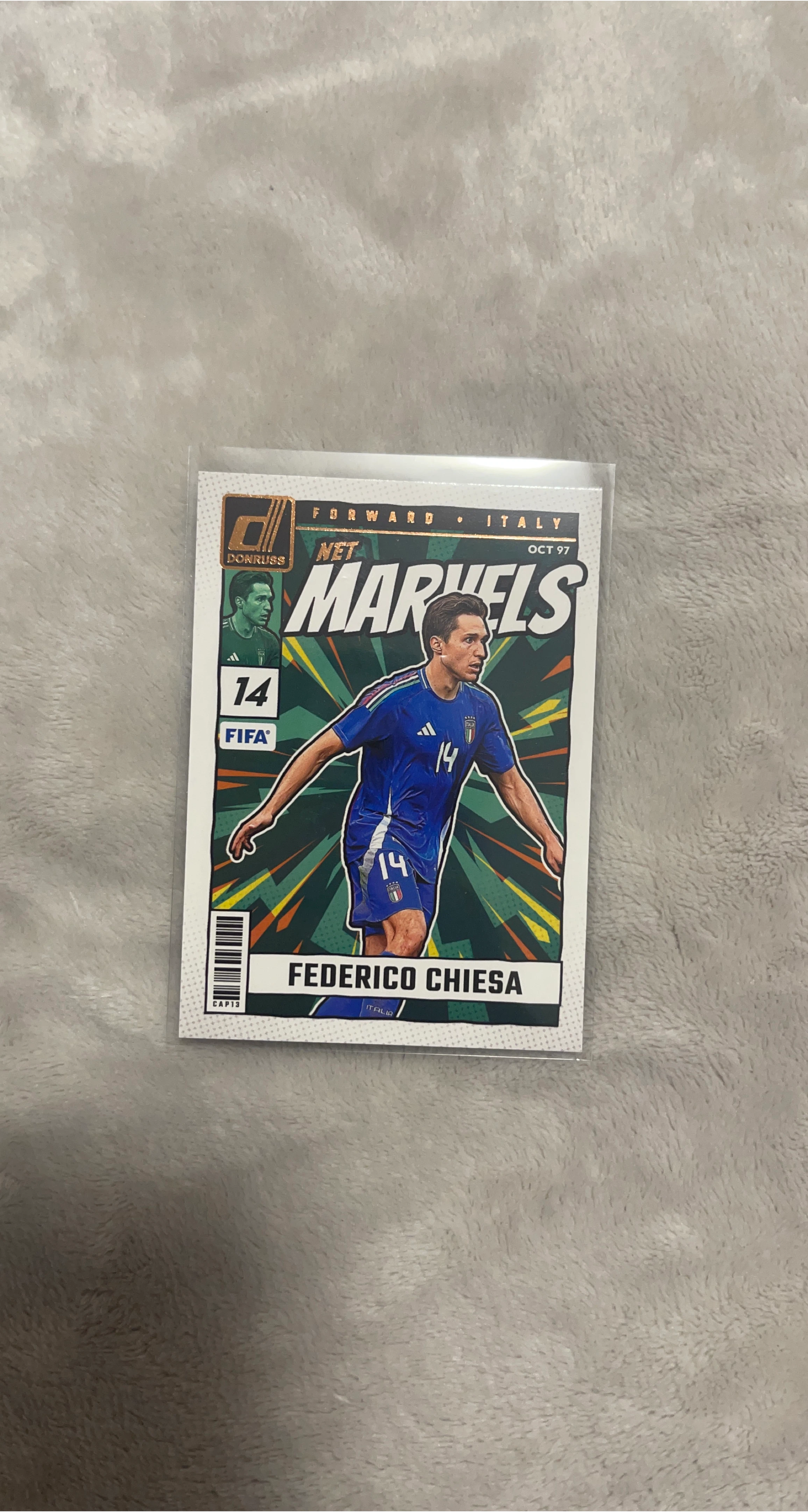 Donruss Net Marvels Federico Chiesa FIFA Card thumbnail
