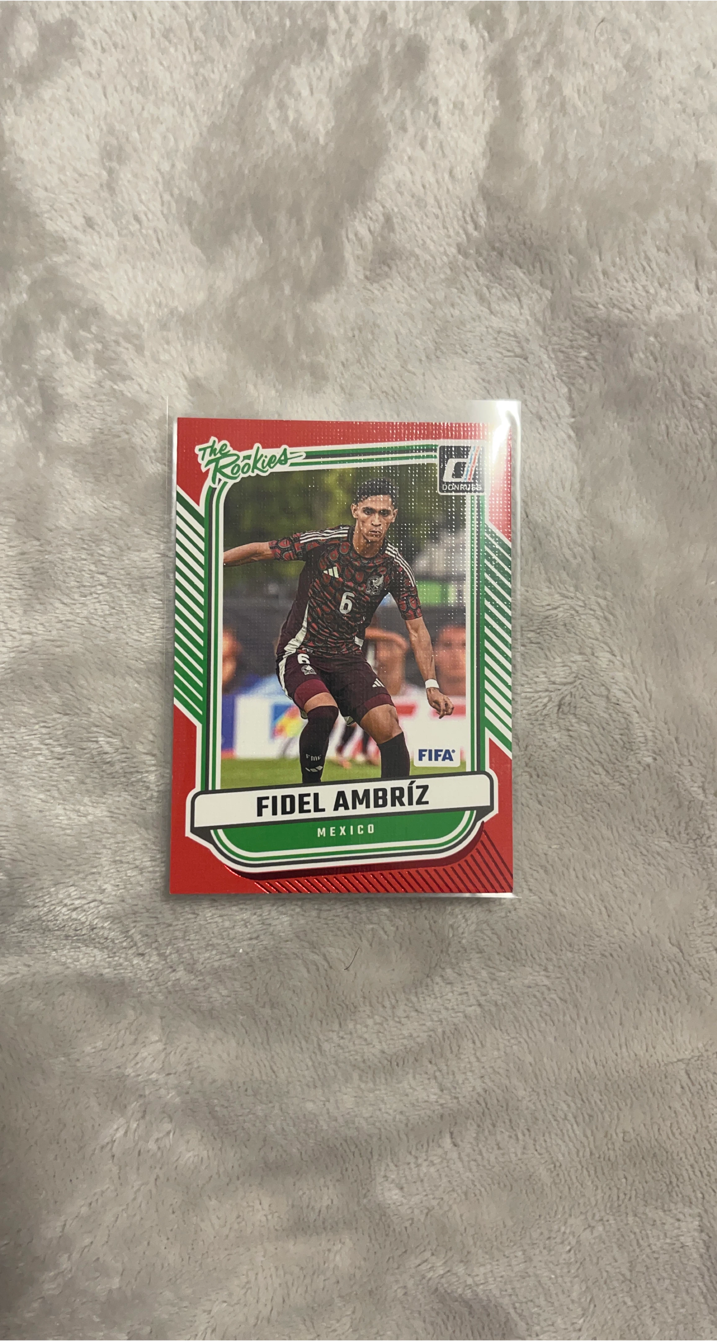 Fidel Ambríz Mexico Donruss Rookie Card thumbnail