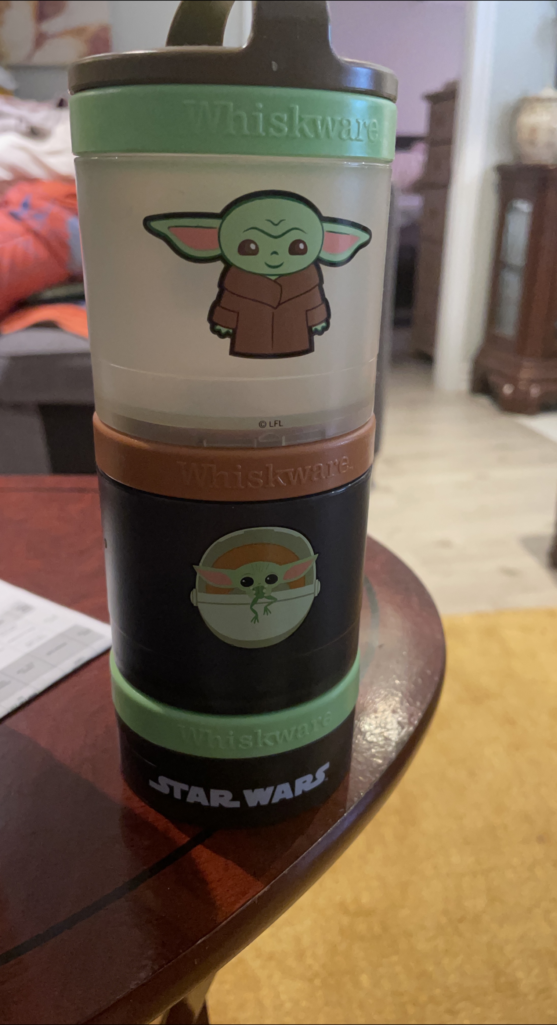 Whiskware Star Wars Baby Yoda Snack Stack Container thumbnail