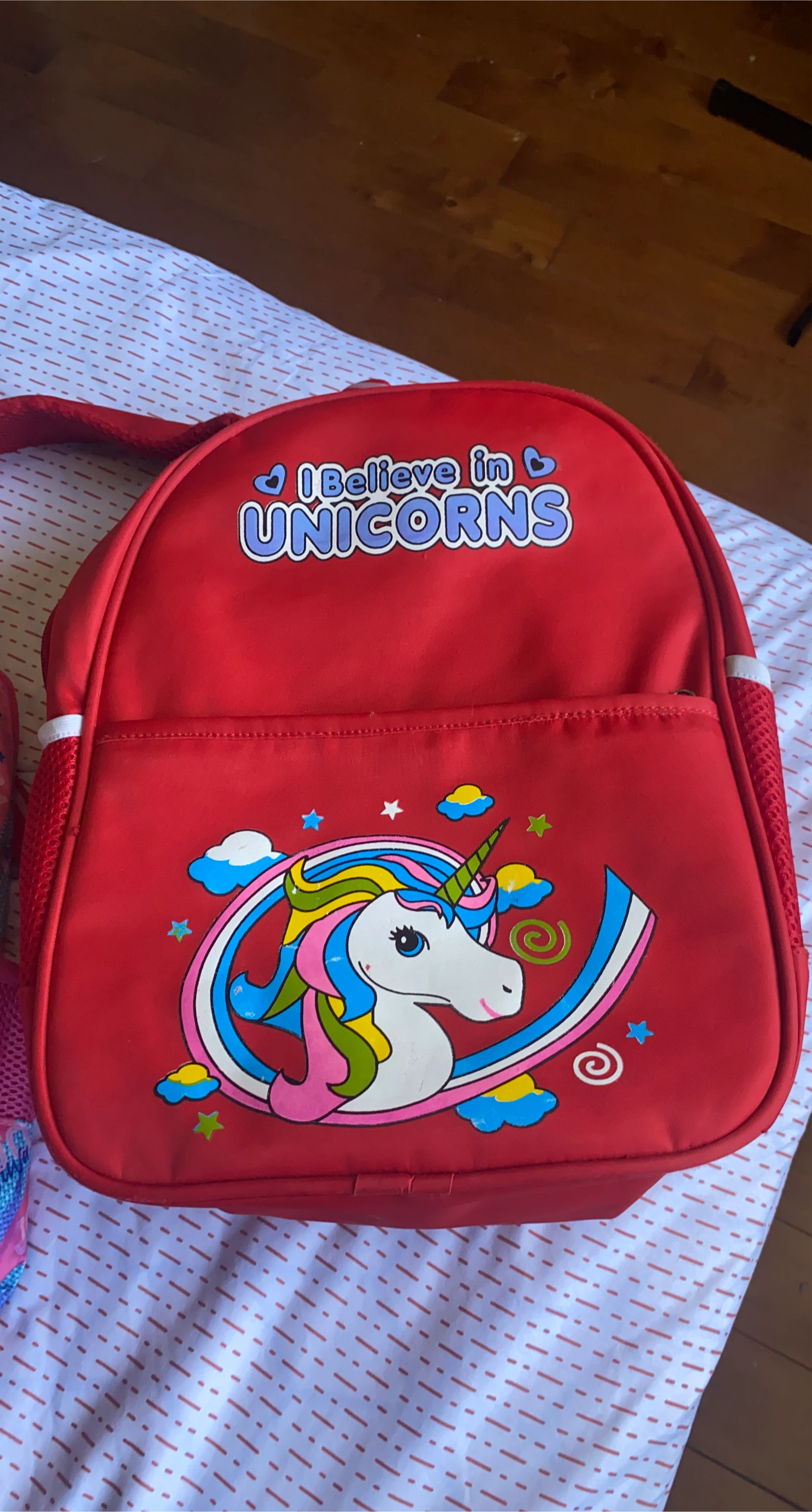 Red Unicorn Backpack thumbnail