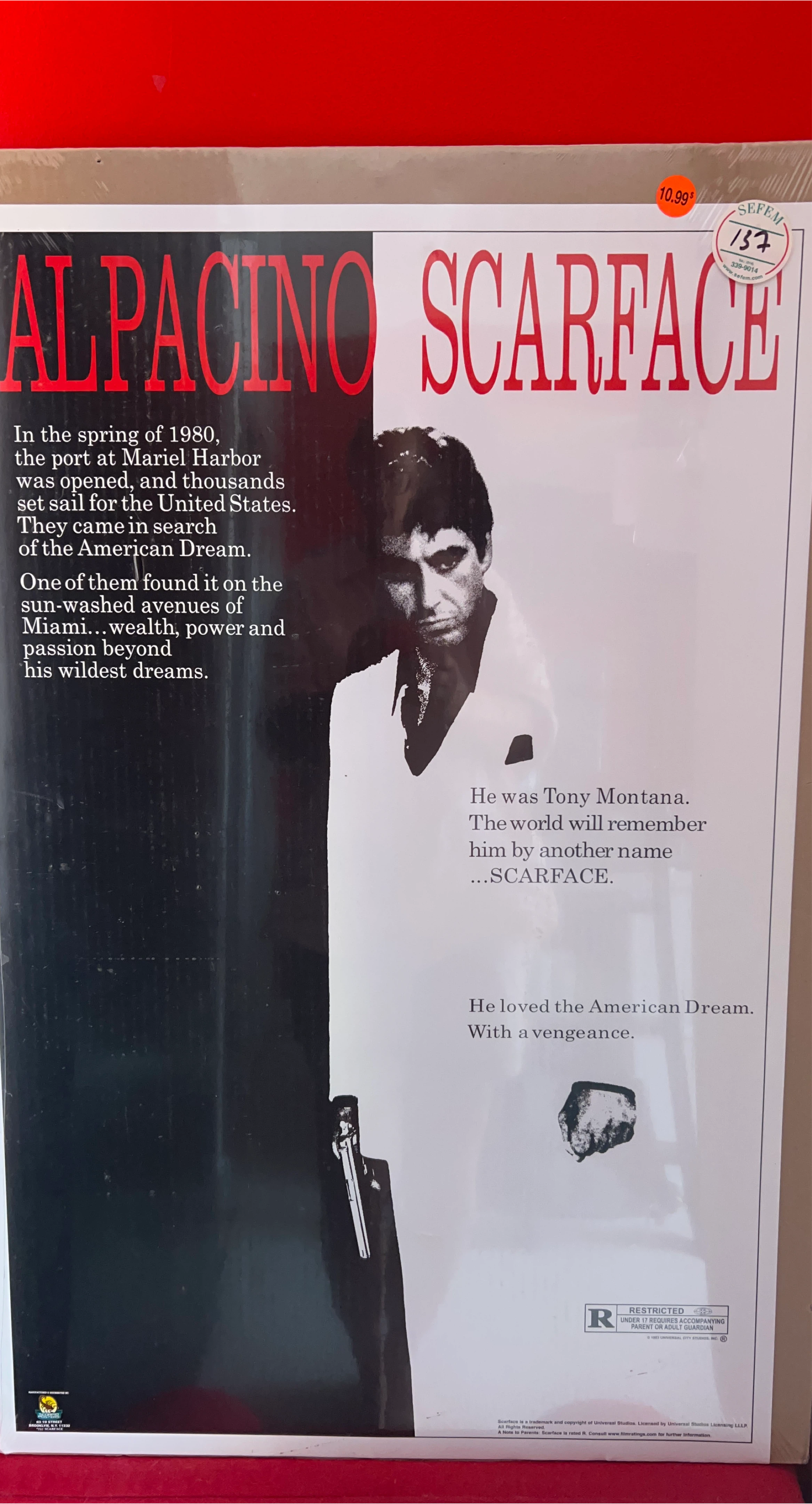 Scarface Al Pacino Movie Poster