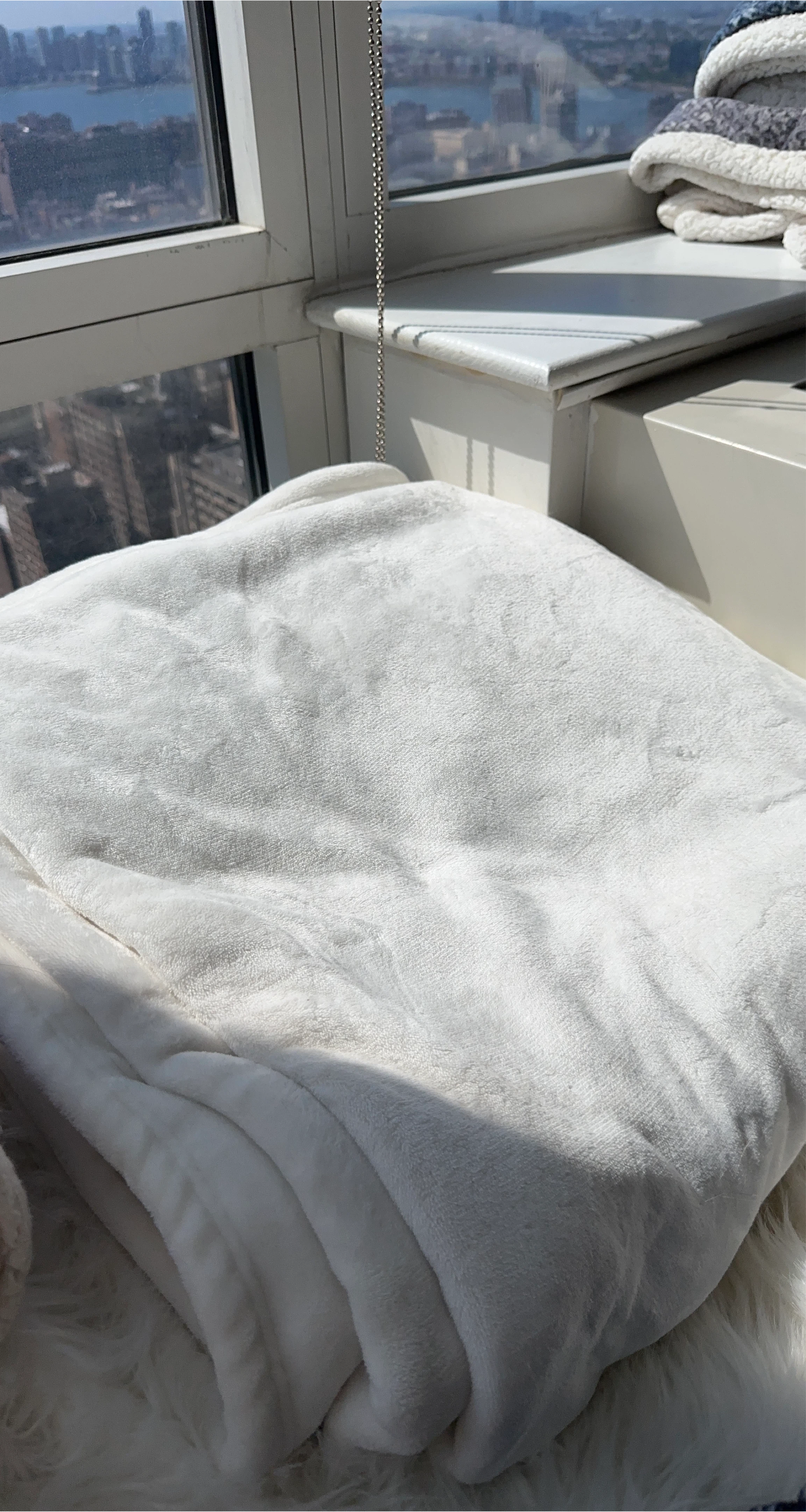 White Plush Blanket thumbnail