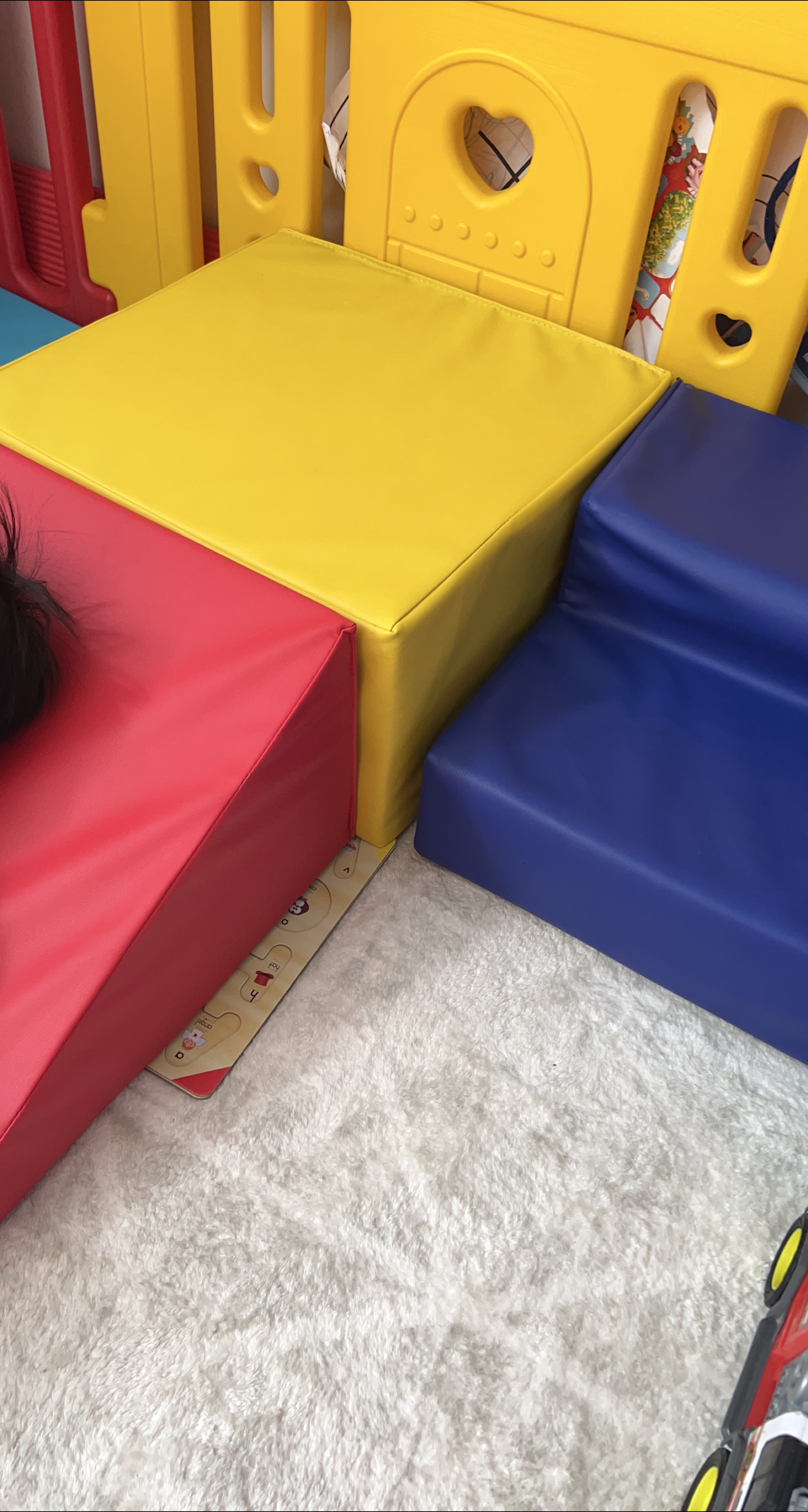 Kids' Soft Play Blocks - Red, Yellow, Blue thumbnail