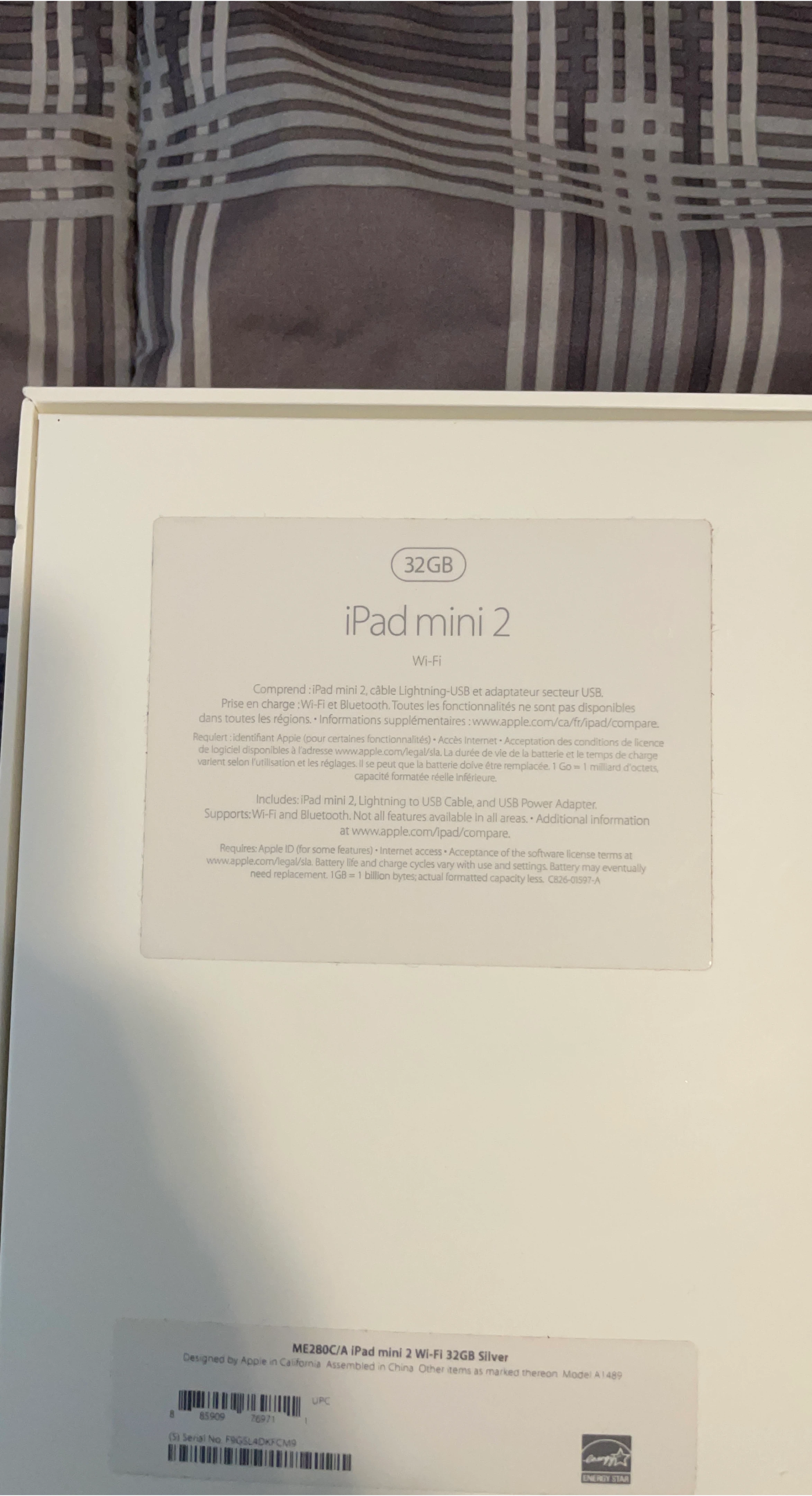 Apple iPad Mini 2 32GB Silver thumbnail