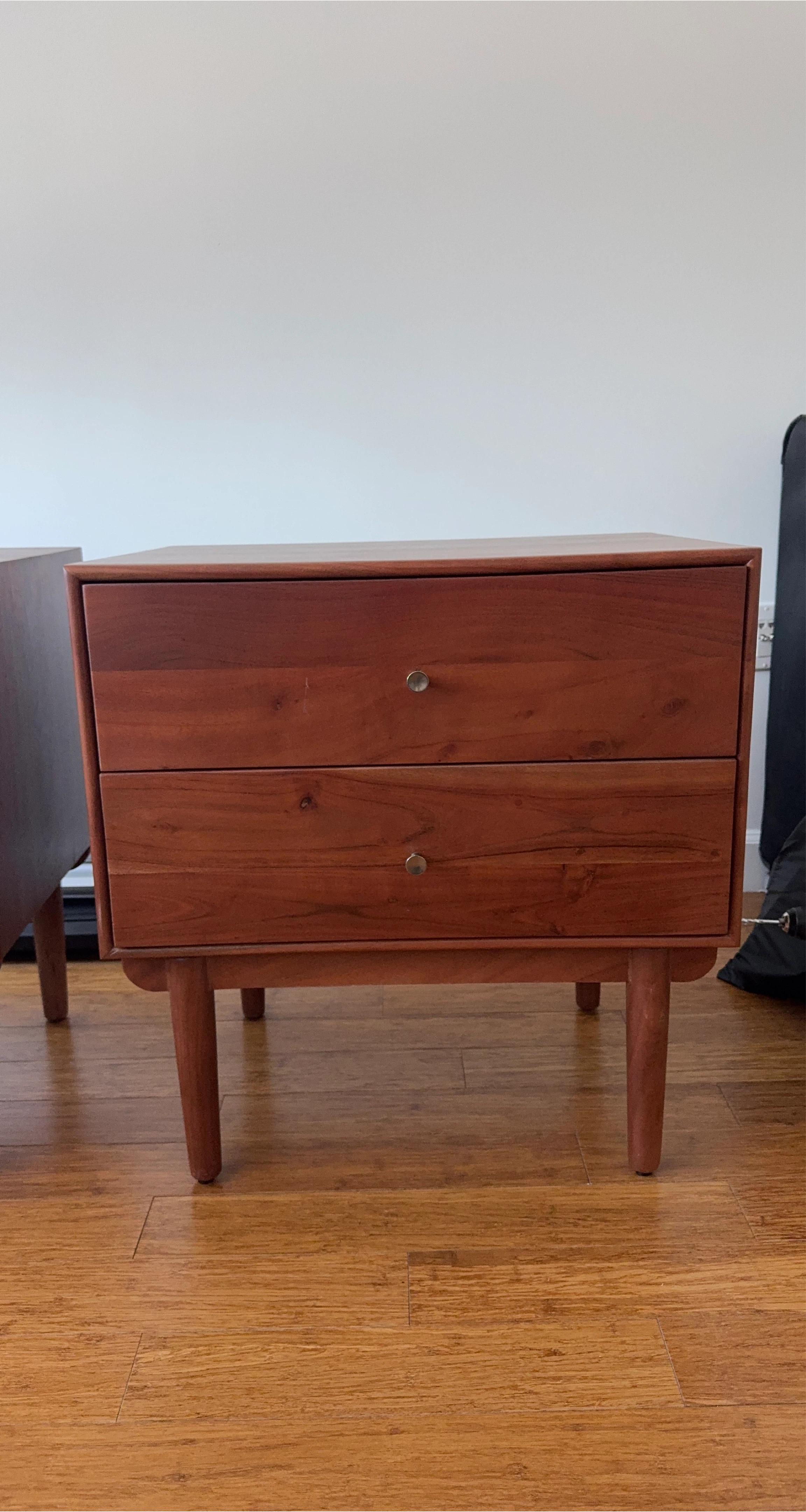Keira Nightstand with Two Drawers thumbnail