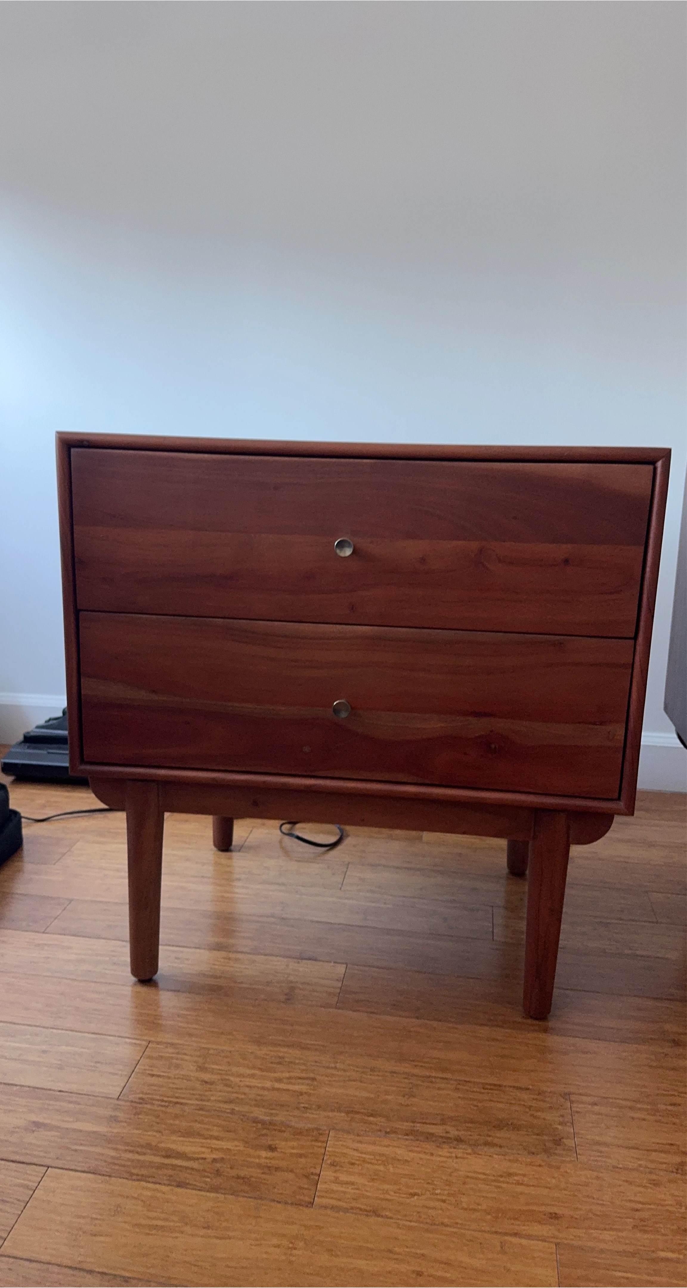 Keira Nightstand with Two Drawers thumbnail