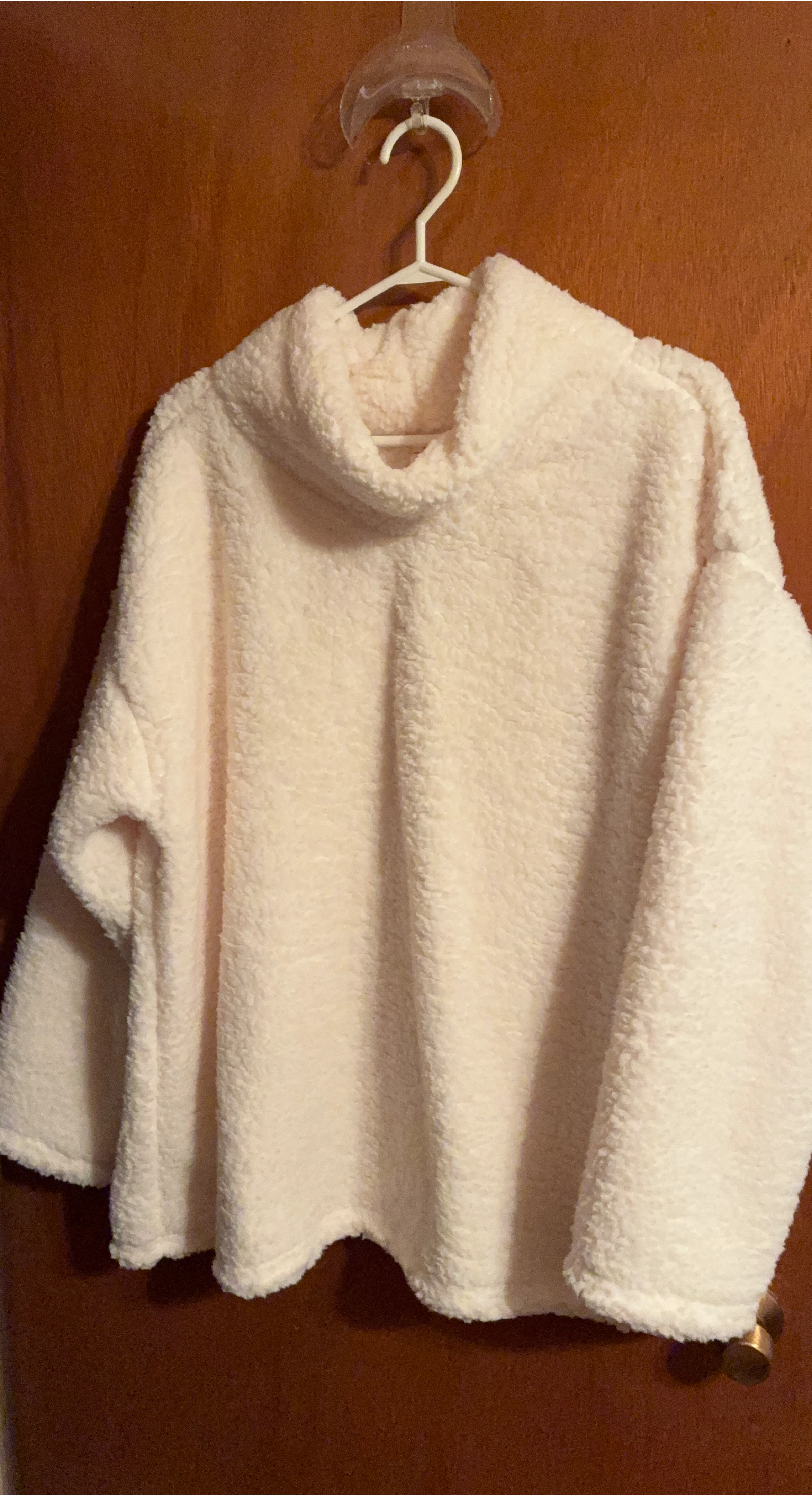 Cream Sherpa Pullover thumbnail