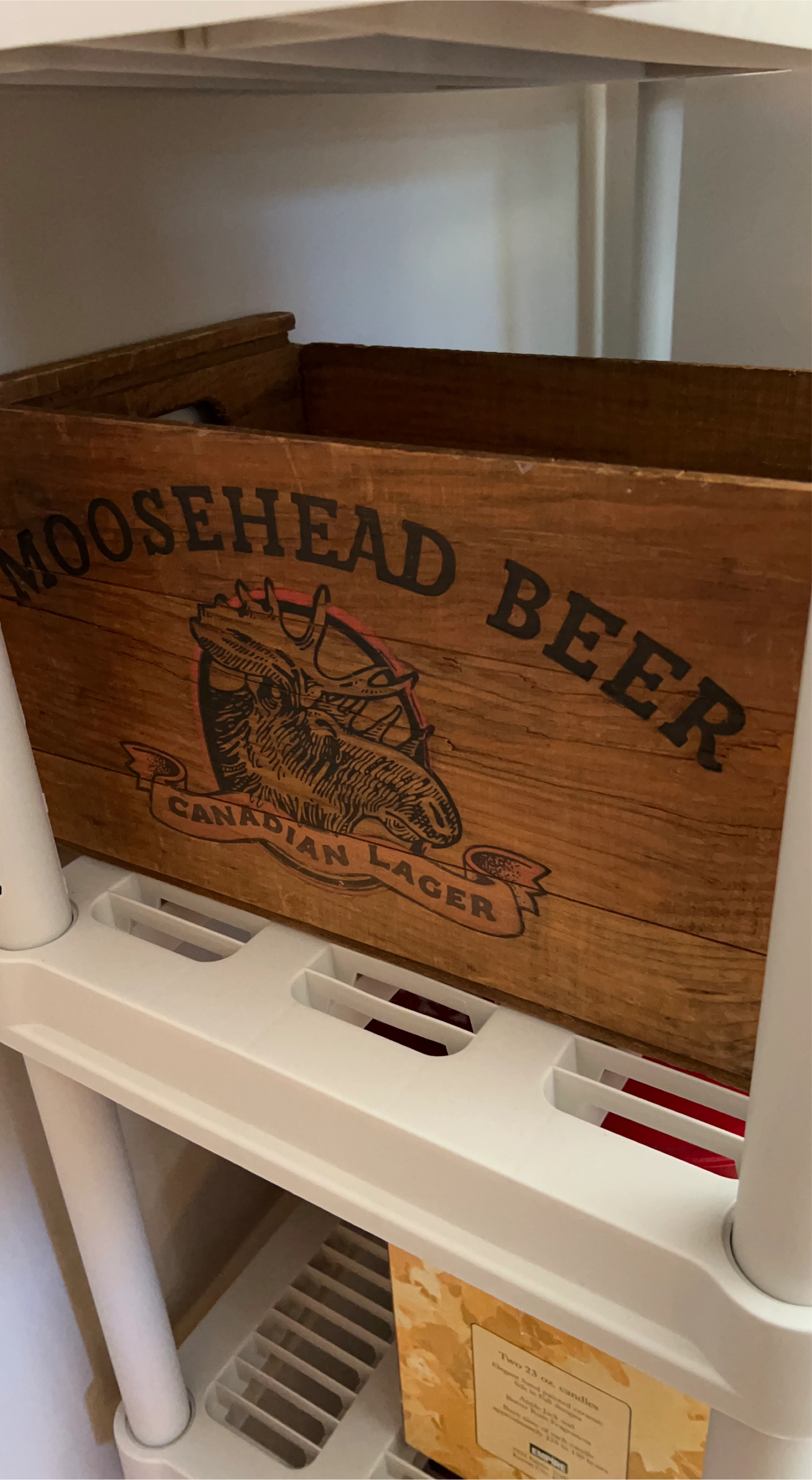 Moosehead Beer Wooden Crate thumbnail