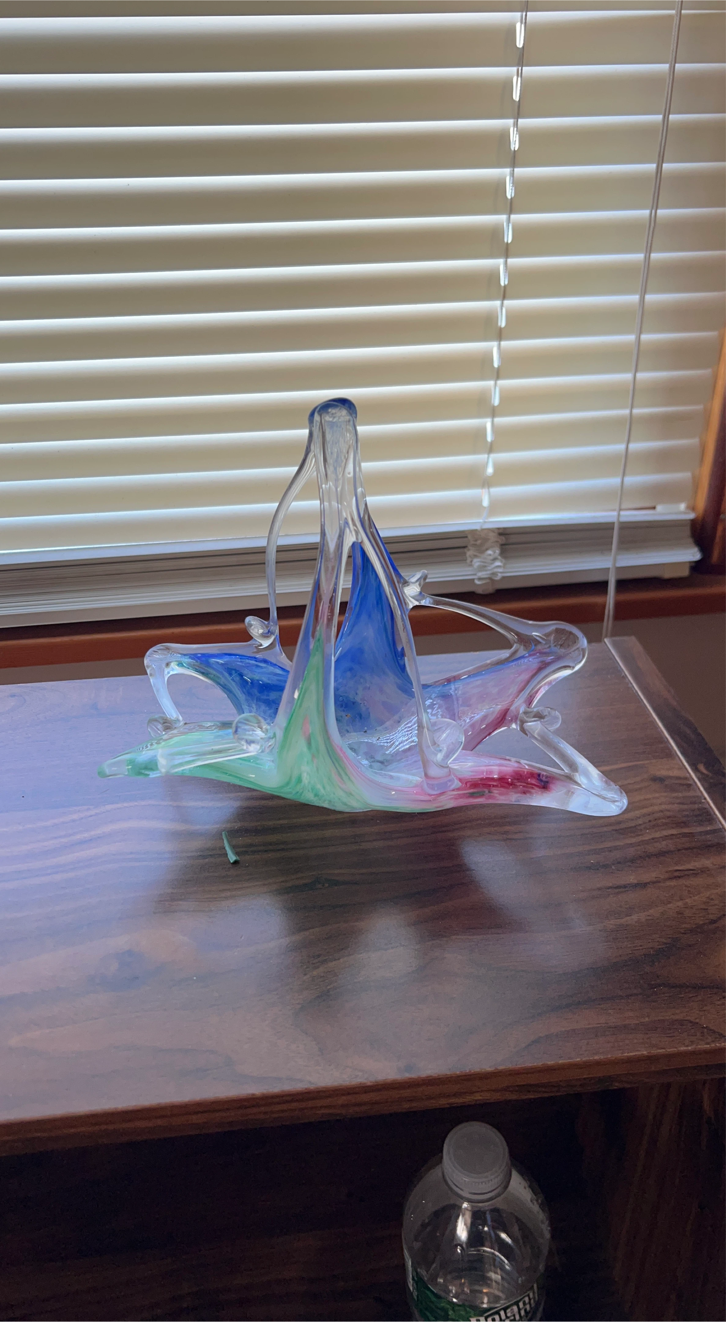 Murano Art Glass Basket Centerpiece thumbnail