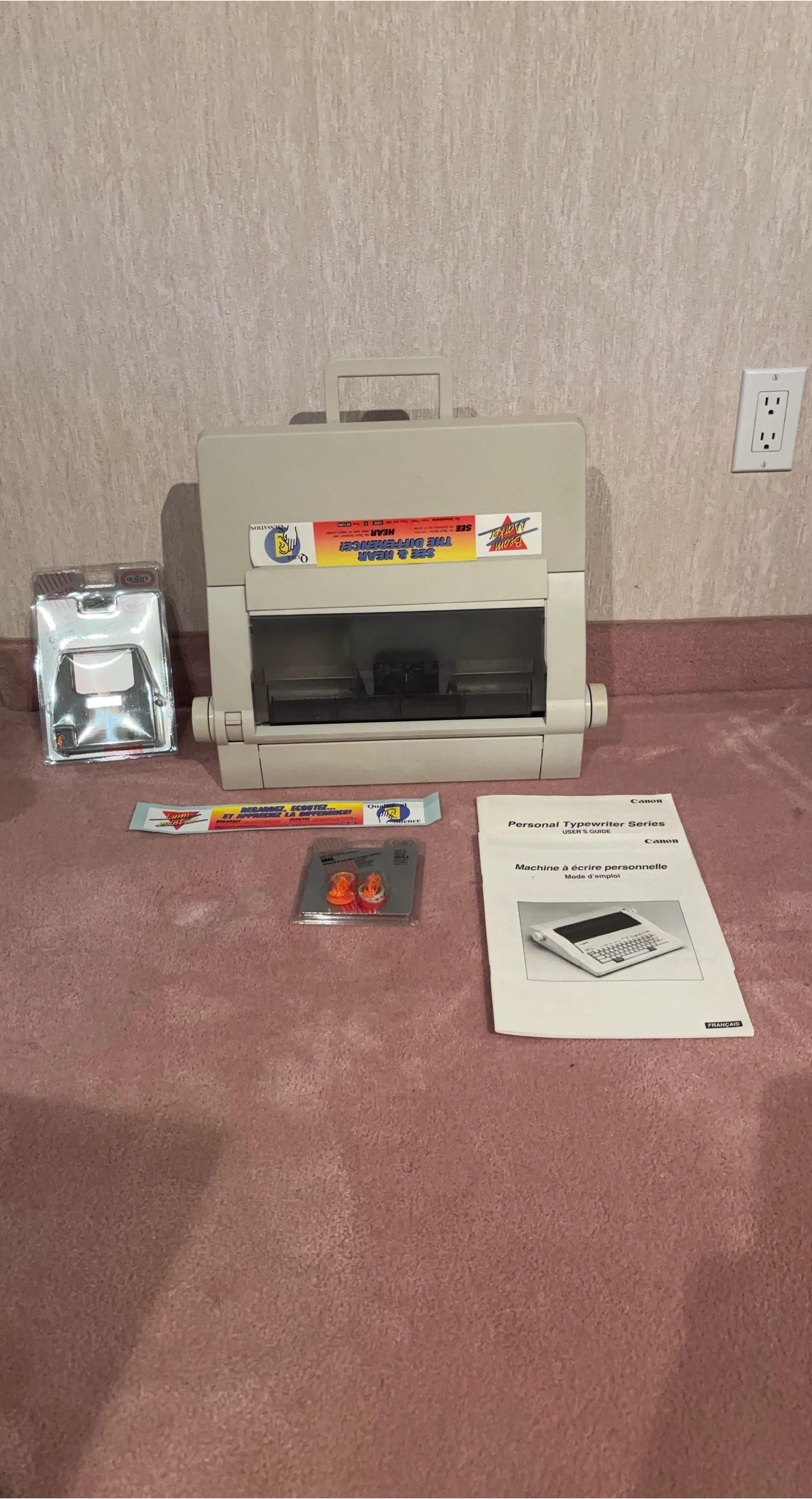 Canon Personal Electric Typewriter thumbnail