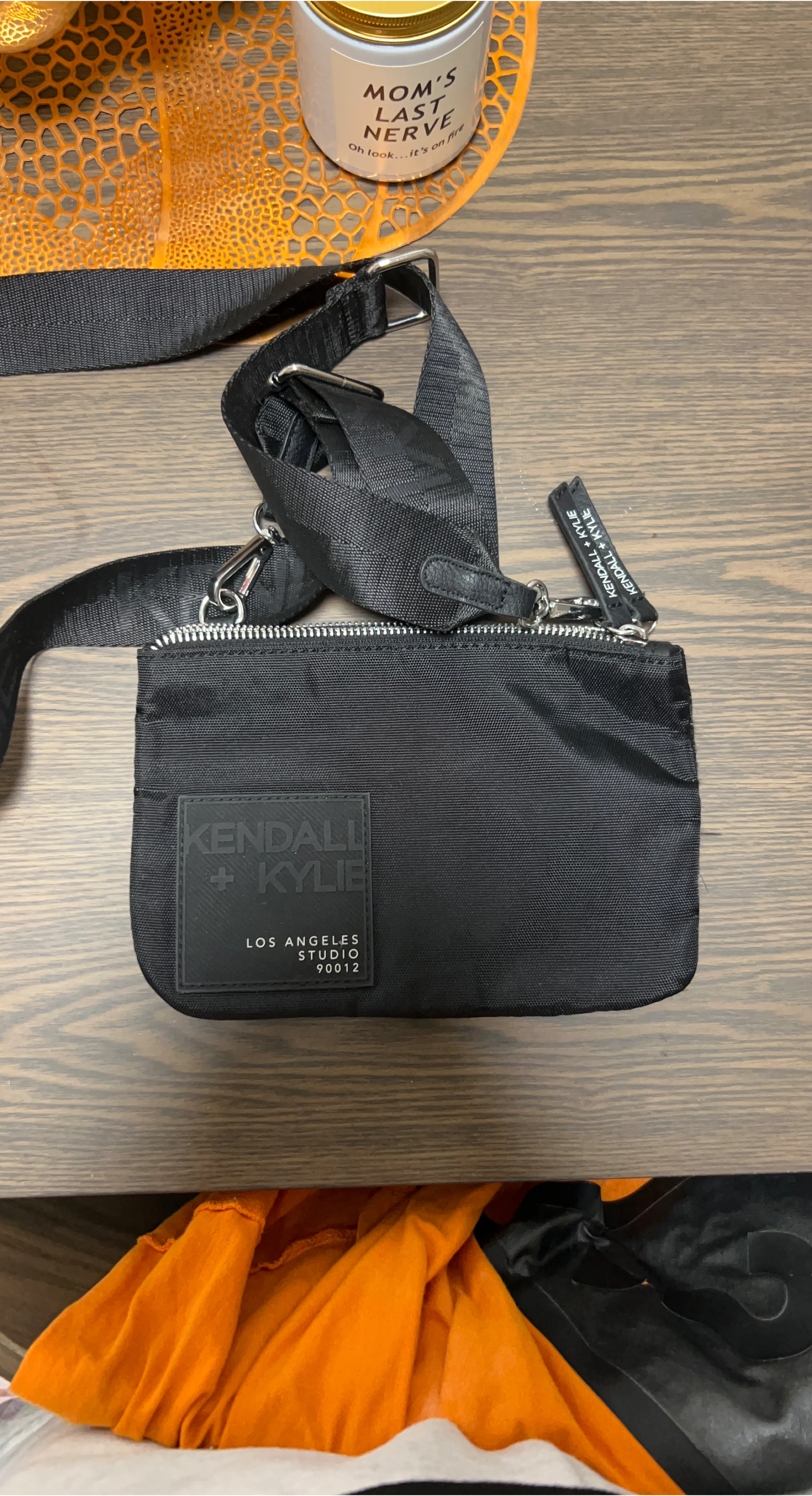 Kendall + Kylie Black Crossbody Bag thumbnail
