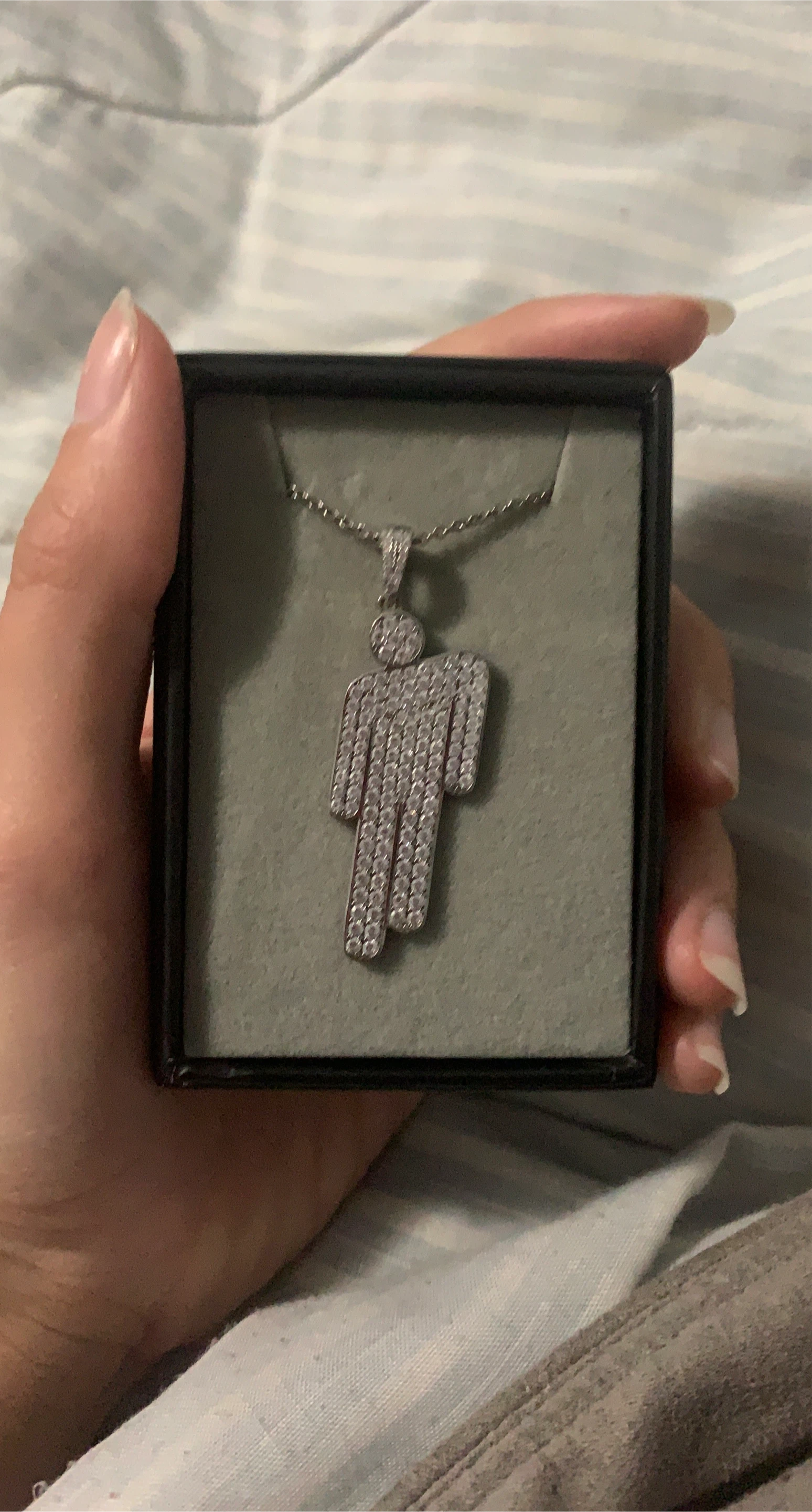 Billie Eilish Figure Pendant Necklace thumbnail
