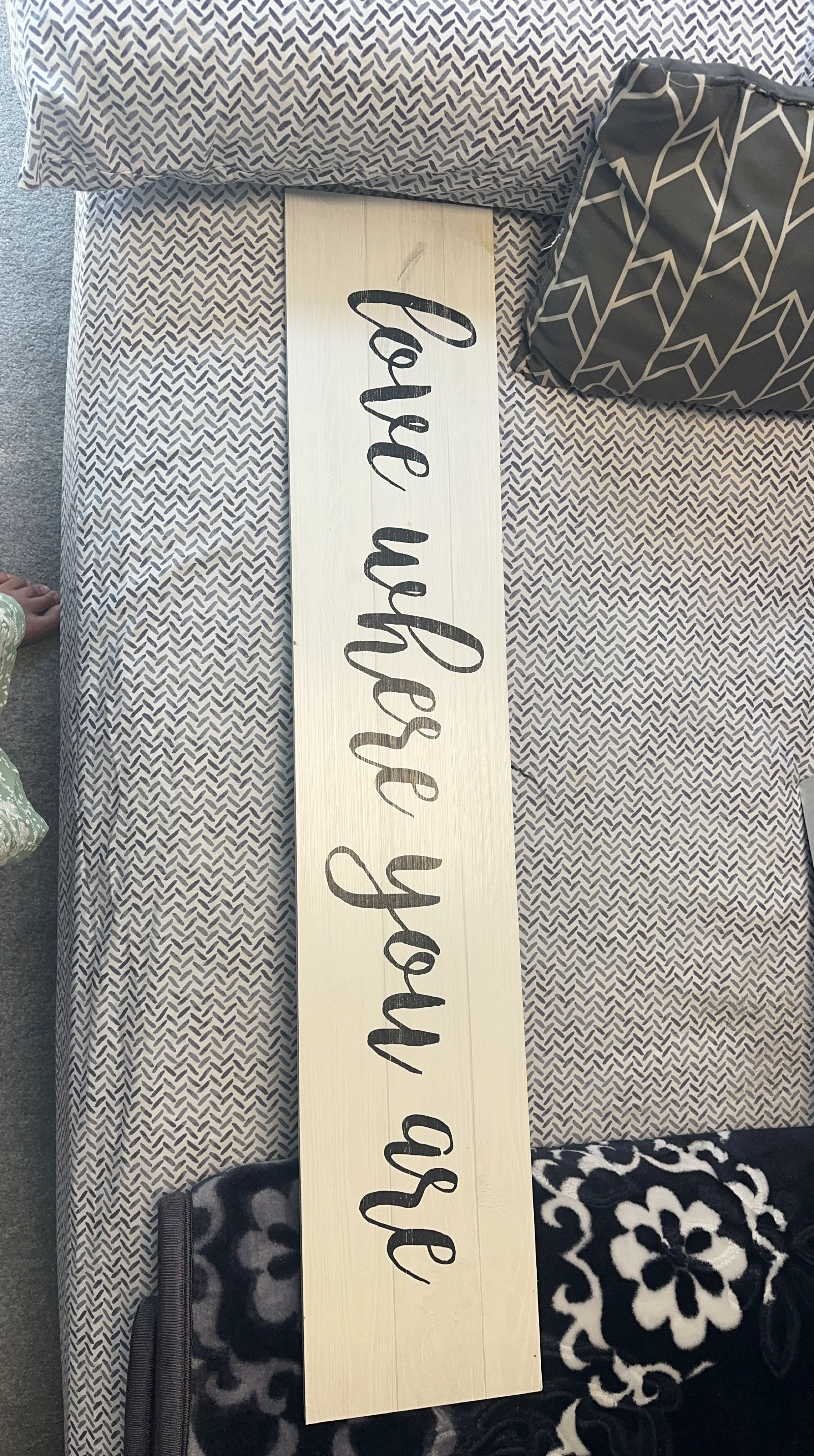 Love Where You Are Wooden Sign thumbnail