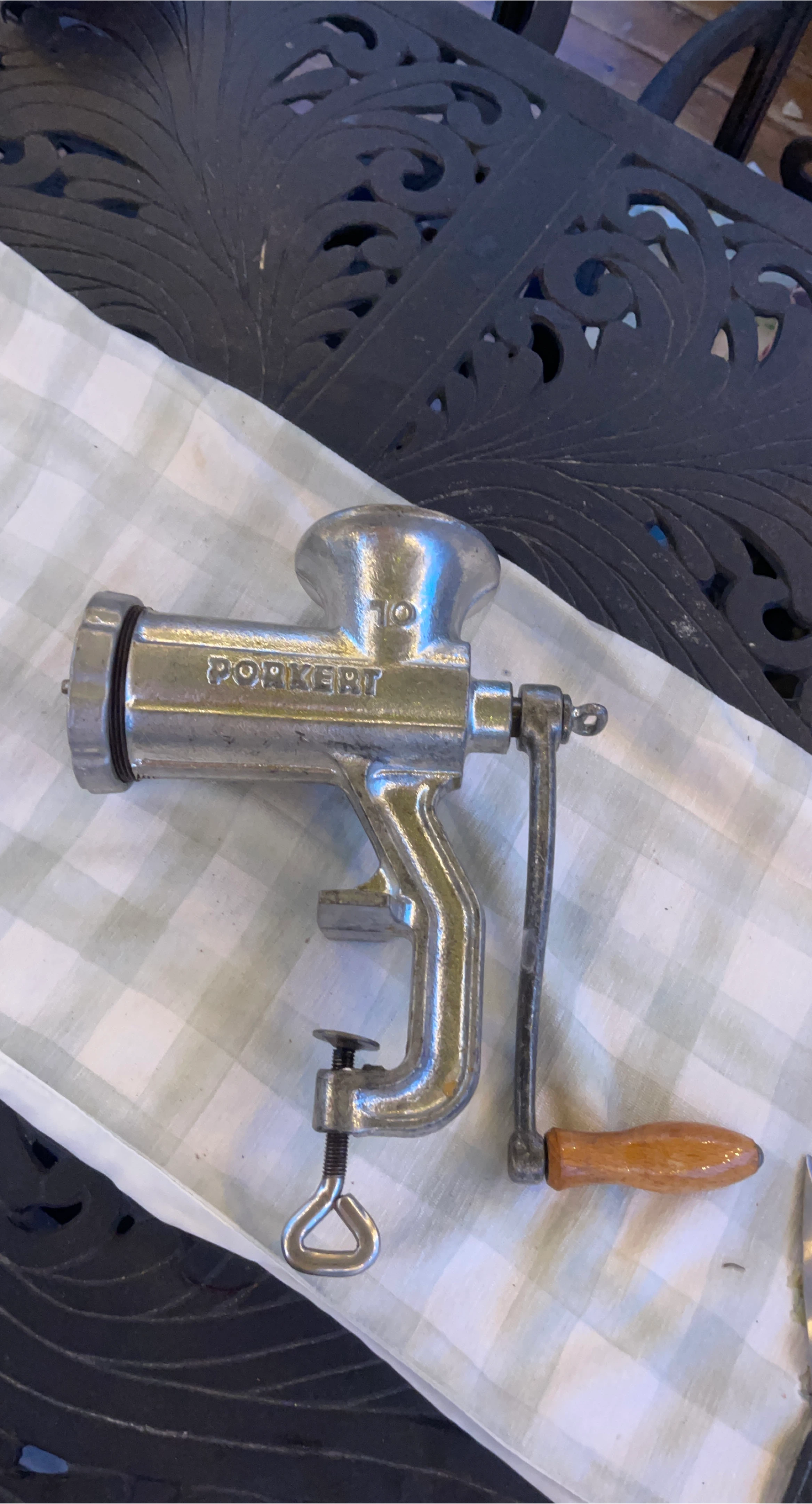 Poppert Meat Grinder - Vintage Kitchen Tool thumbnail