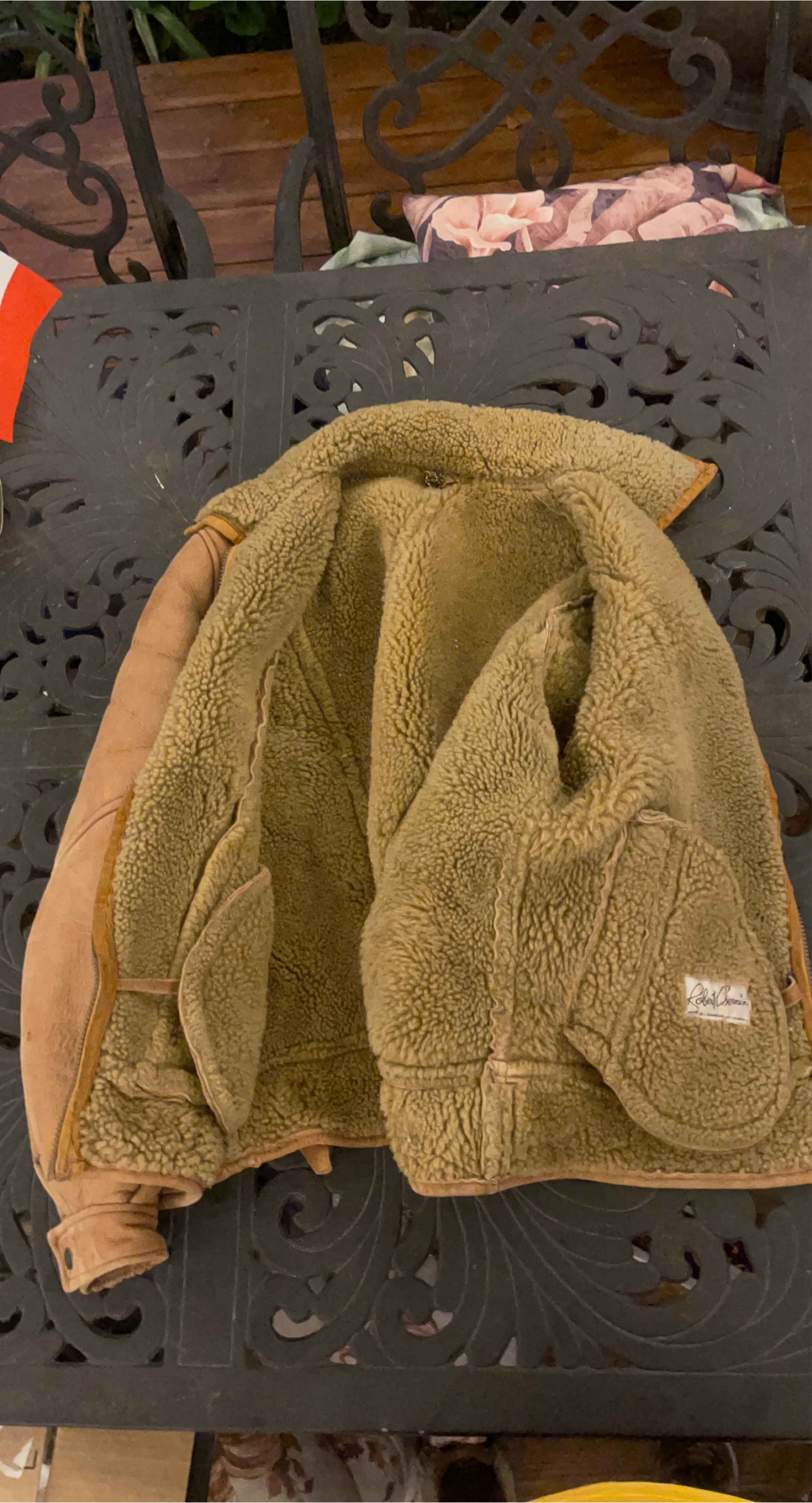 Vintage Robert Chernin Shearling Leather Jacket thumbnail