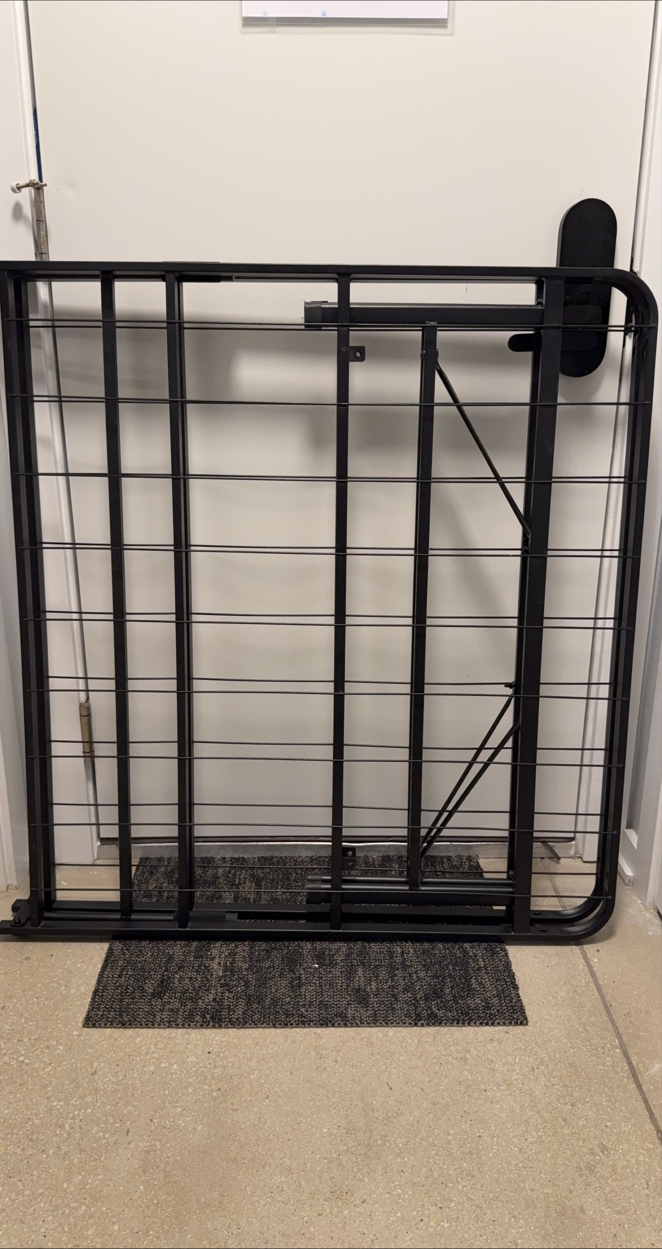 Twin Size Metal Bed Frame - Black