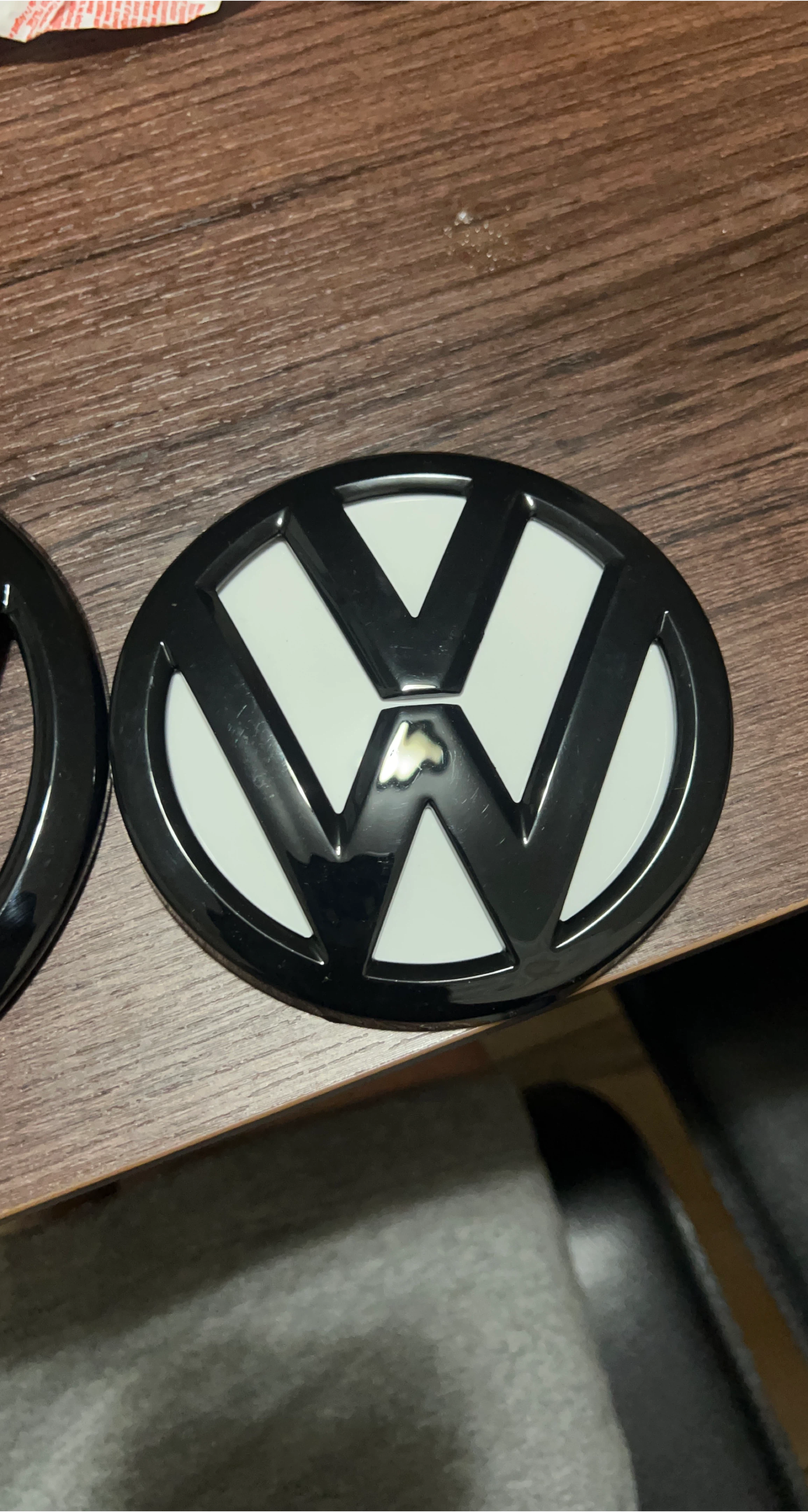 Volkswagen Emblem - Black and White