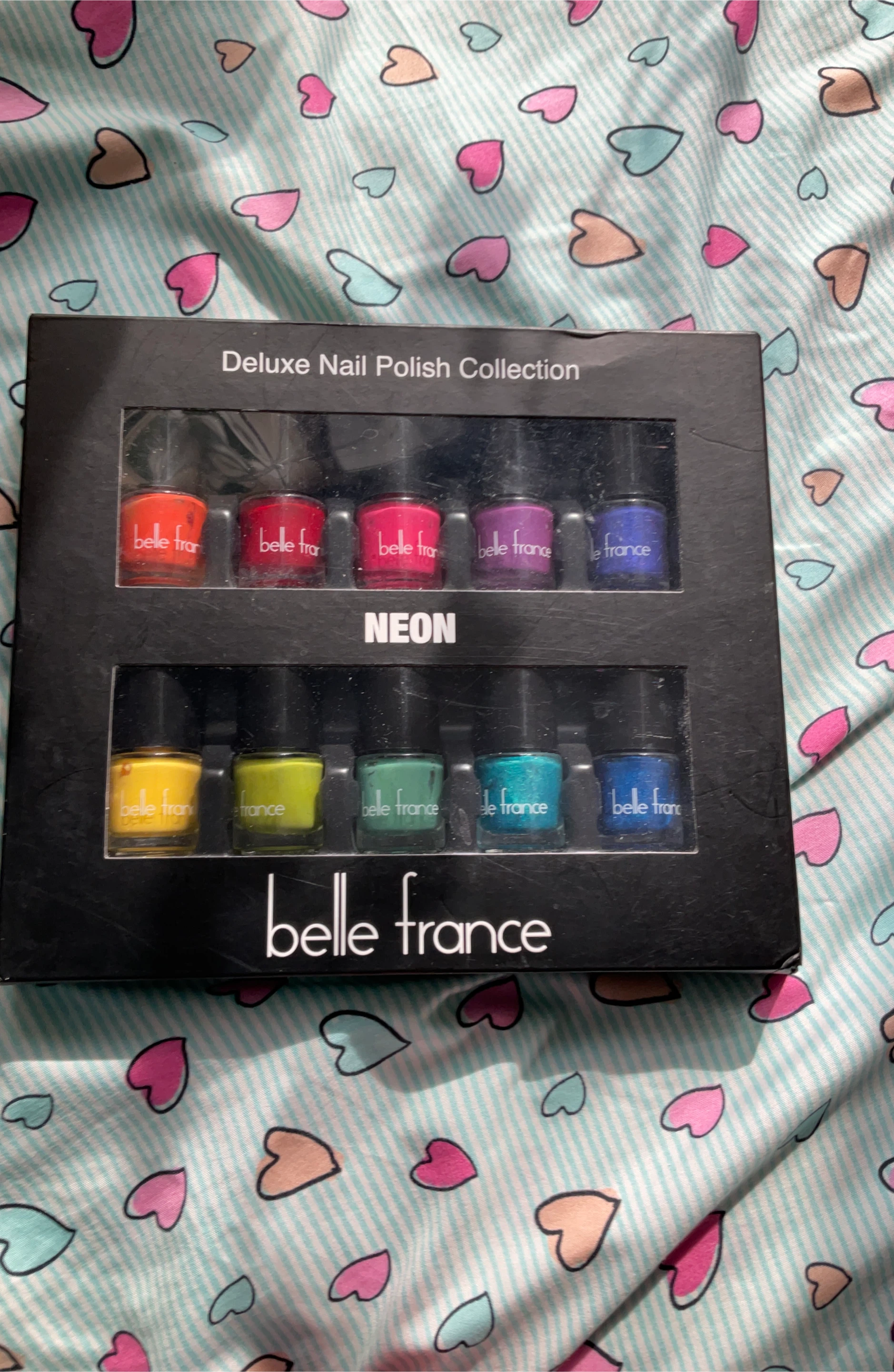 Belle France Deluxe Neon Nail Polish Collection