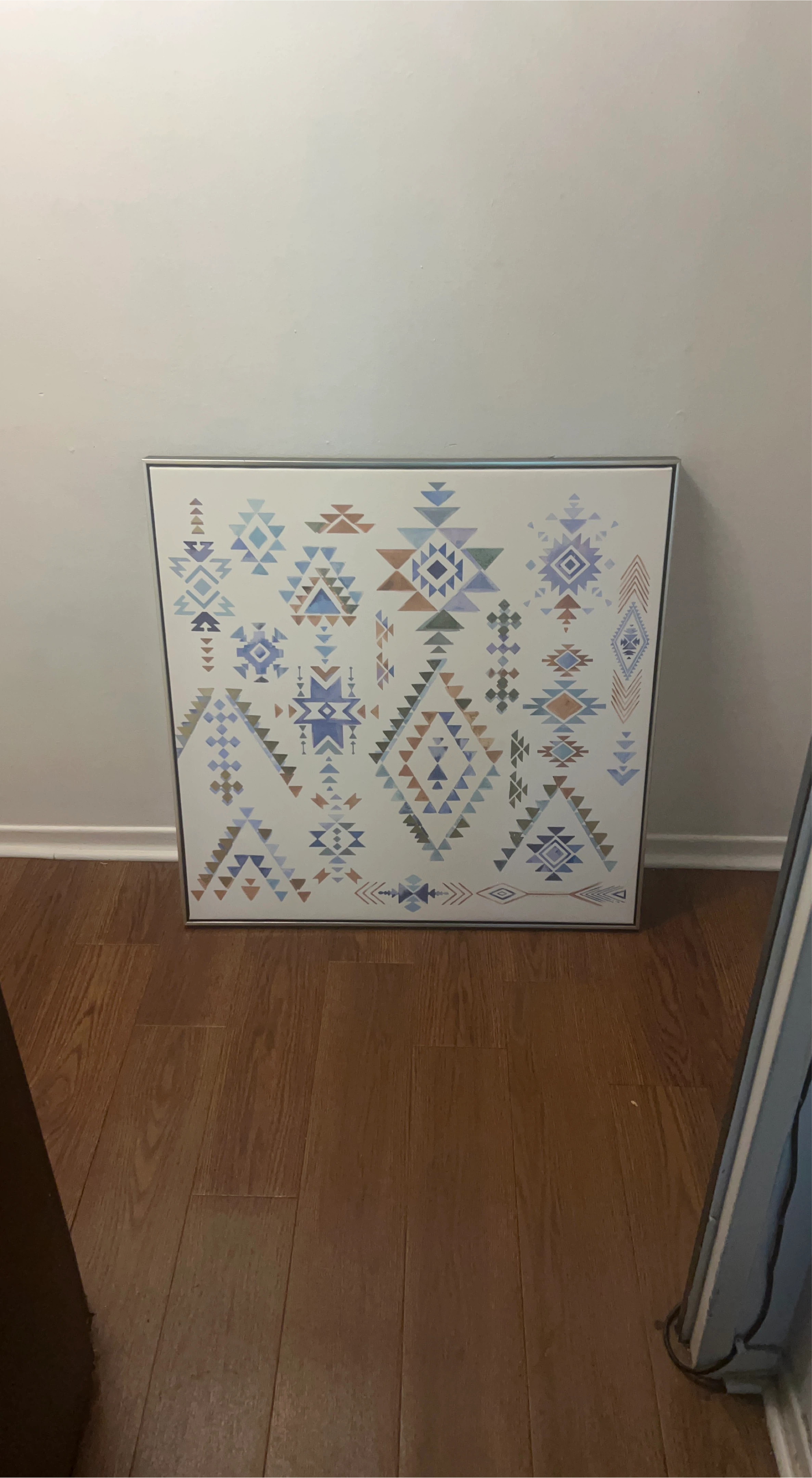 Framed Geometric Print Wall Art thumbnail