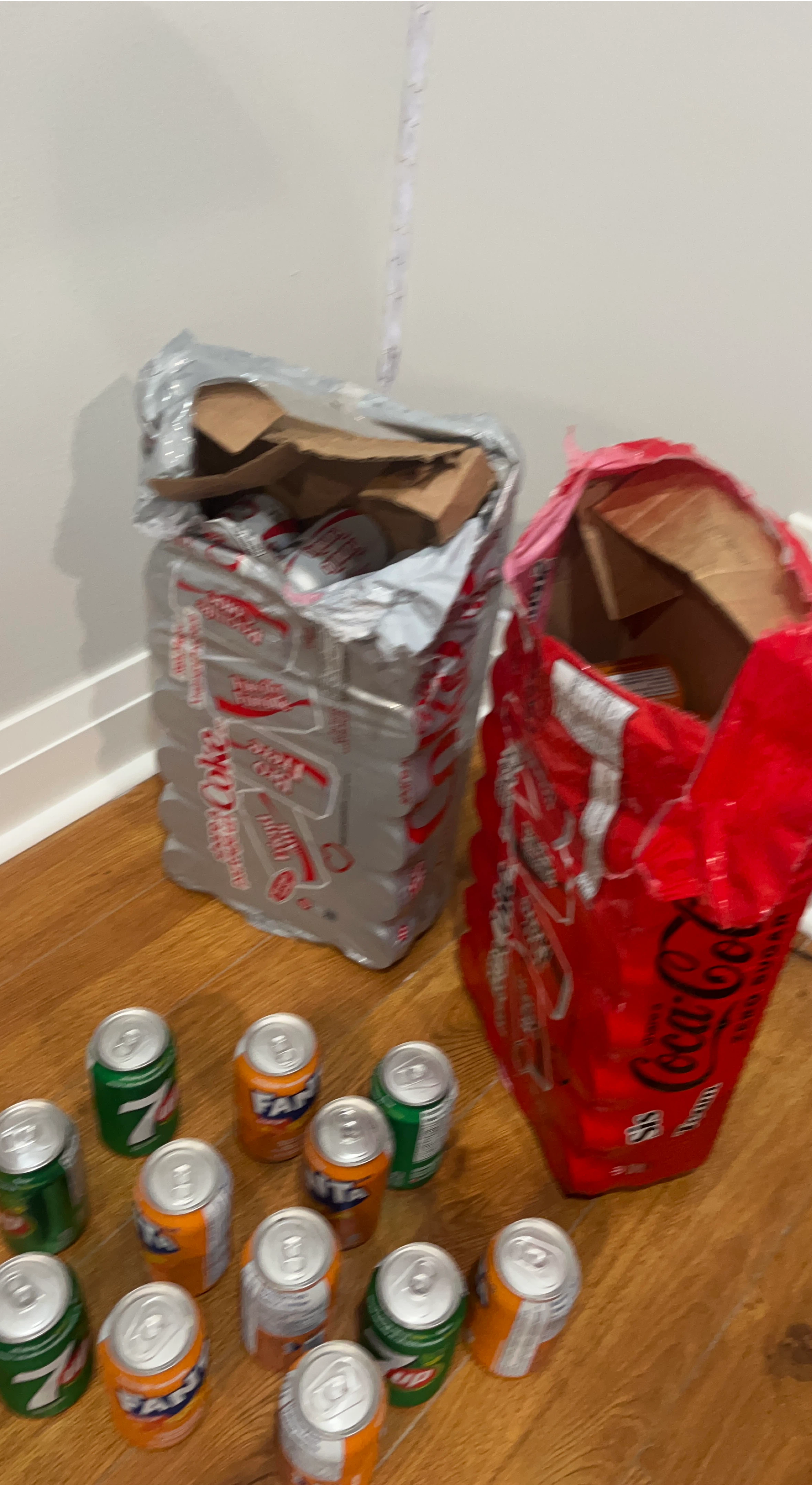 Assorted Soft Drink Cans