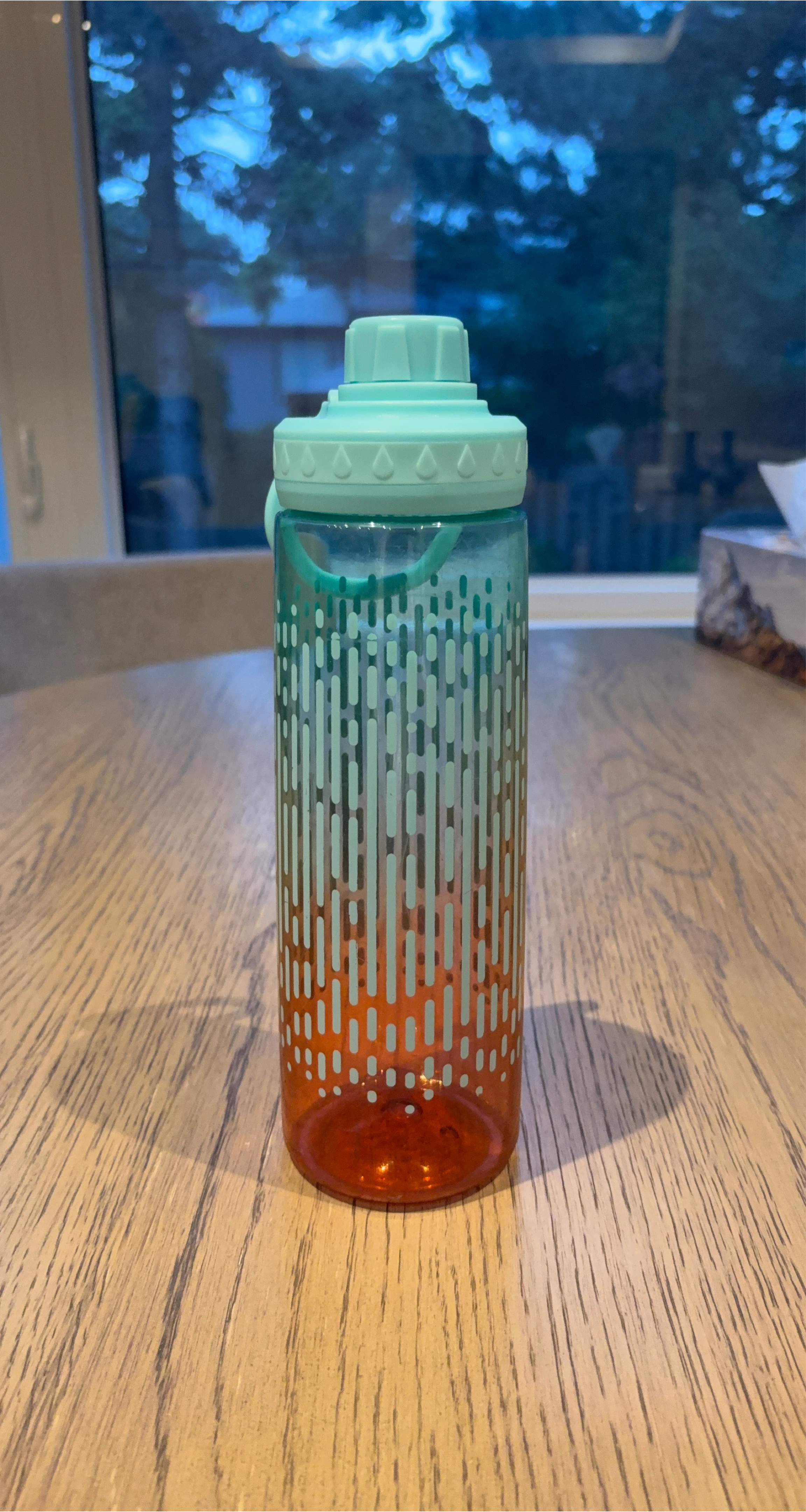 Water Bottle - Orange & Teal thumbnail
