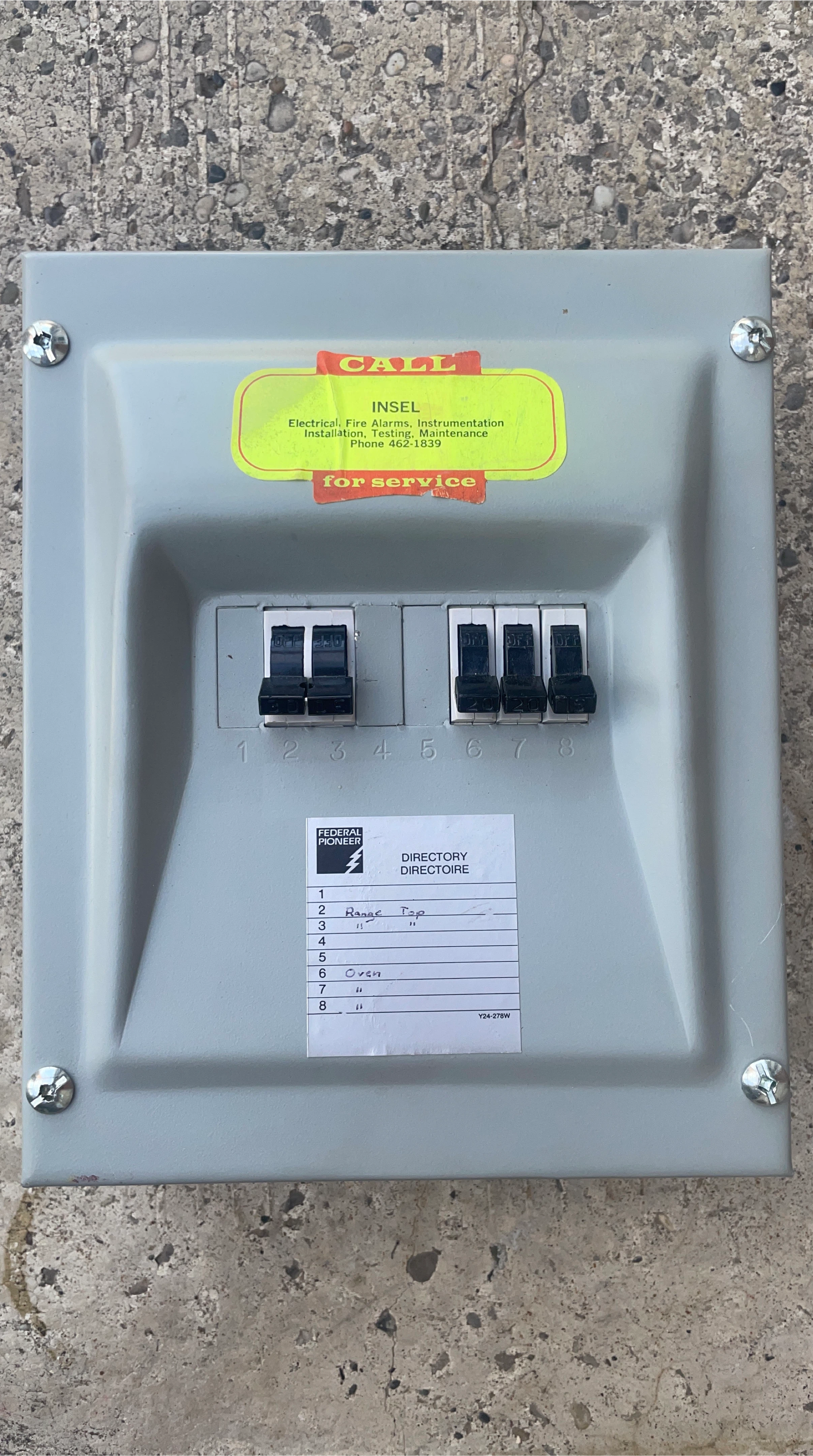Federal Pioneer Electrical Panel thumbnail