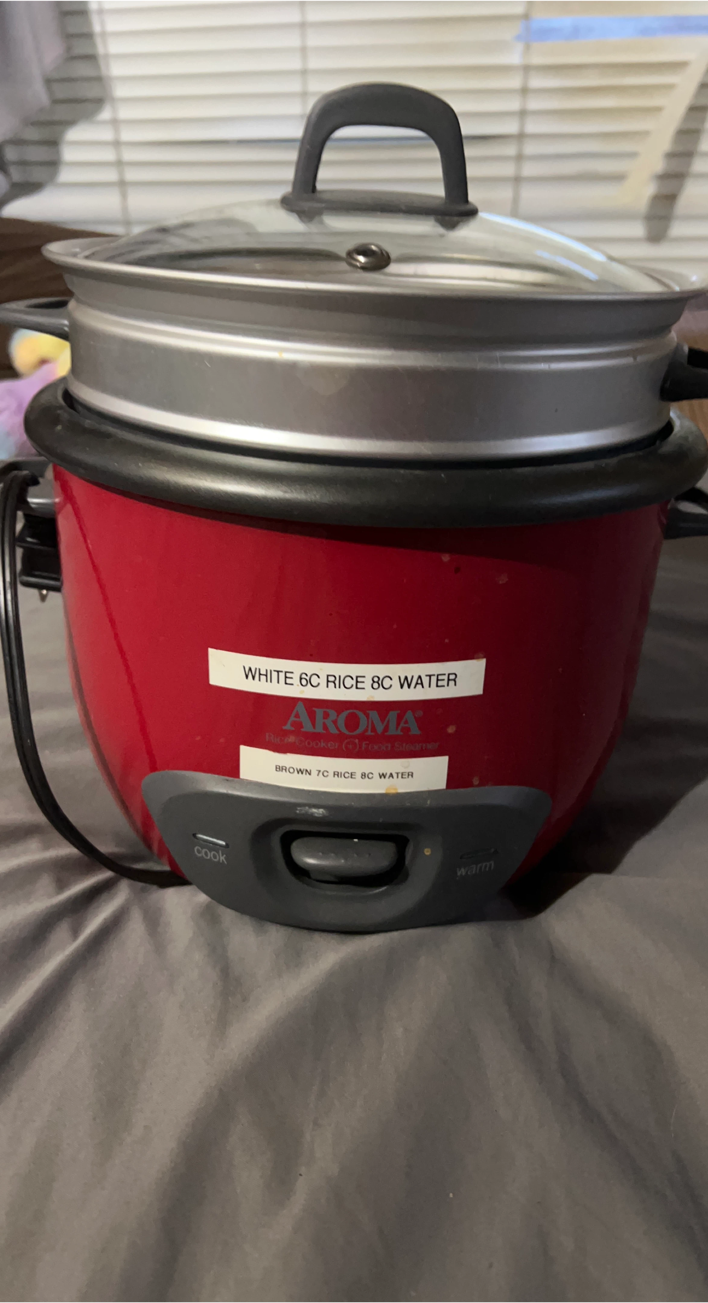 Aroma Rice Cooker Food Steamer image indicator(1)