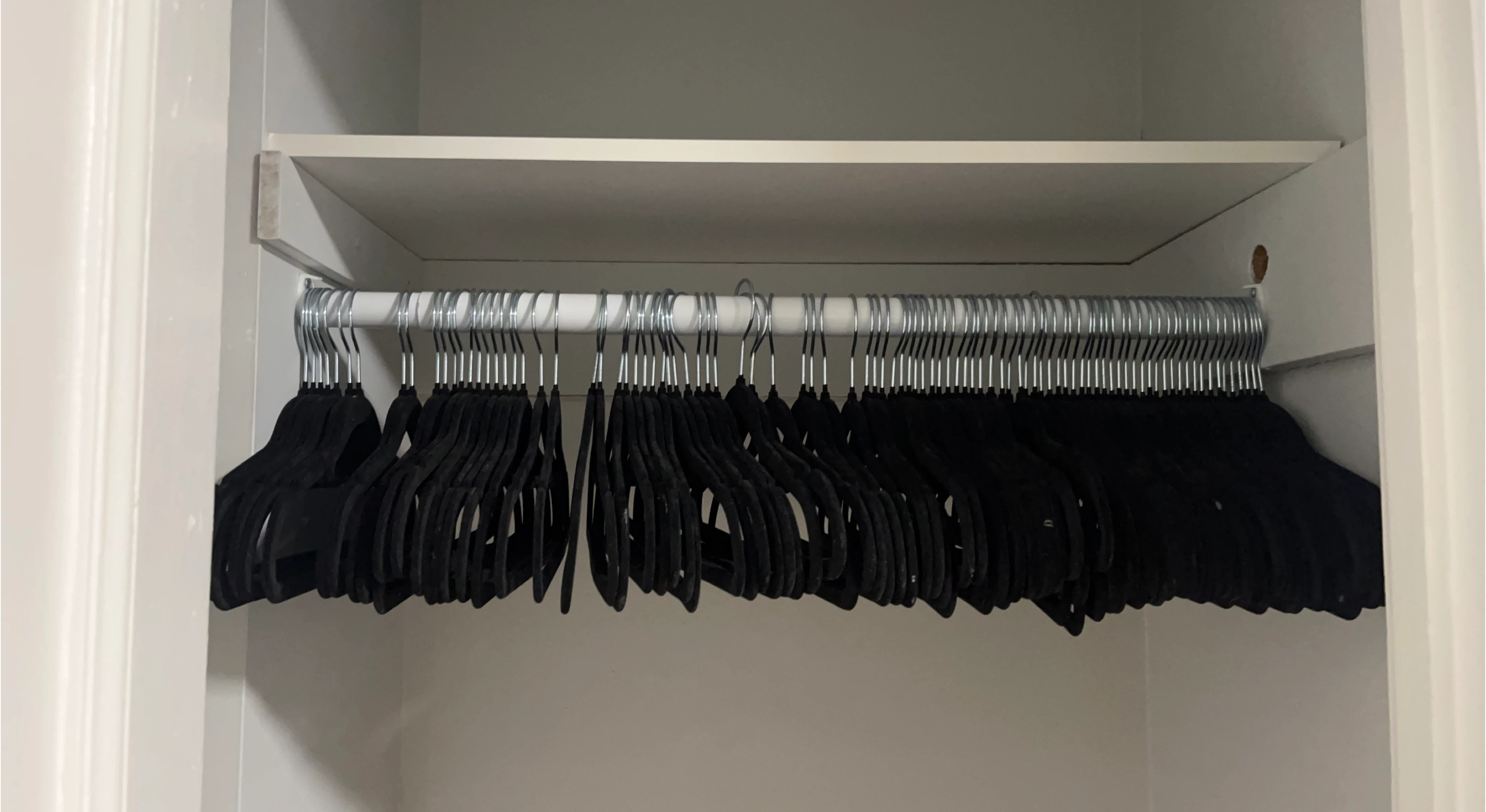 Black Velvet Clothes Hangers