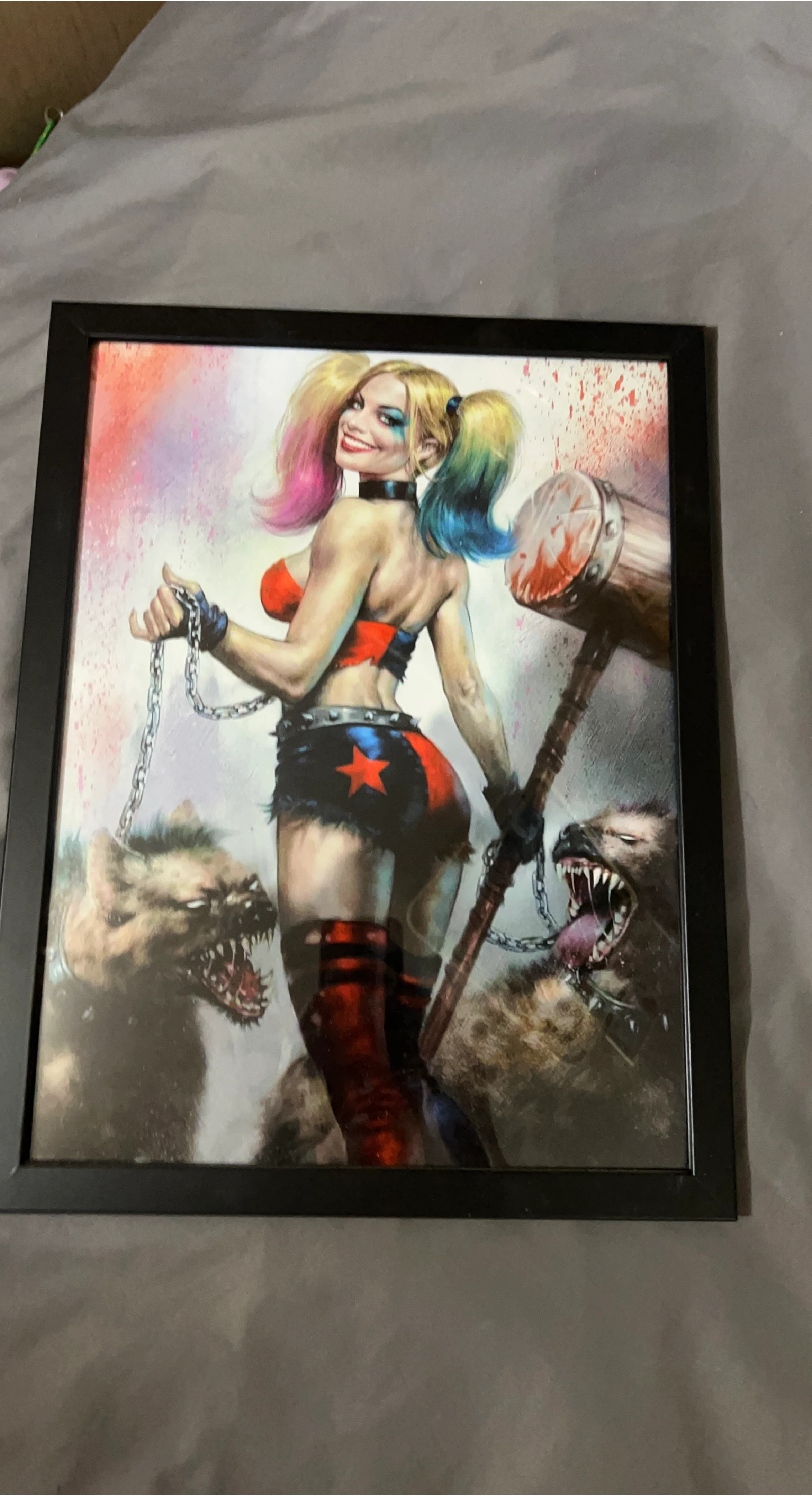 Framed Harley Quinn Print thumbnail