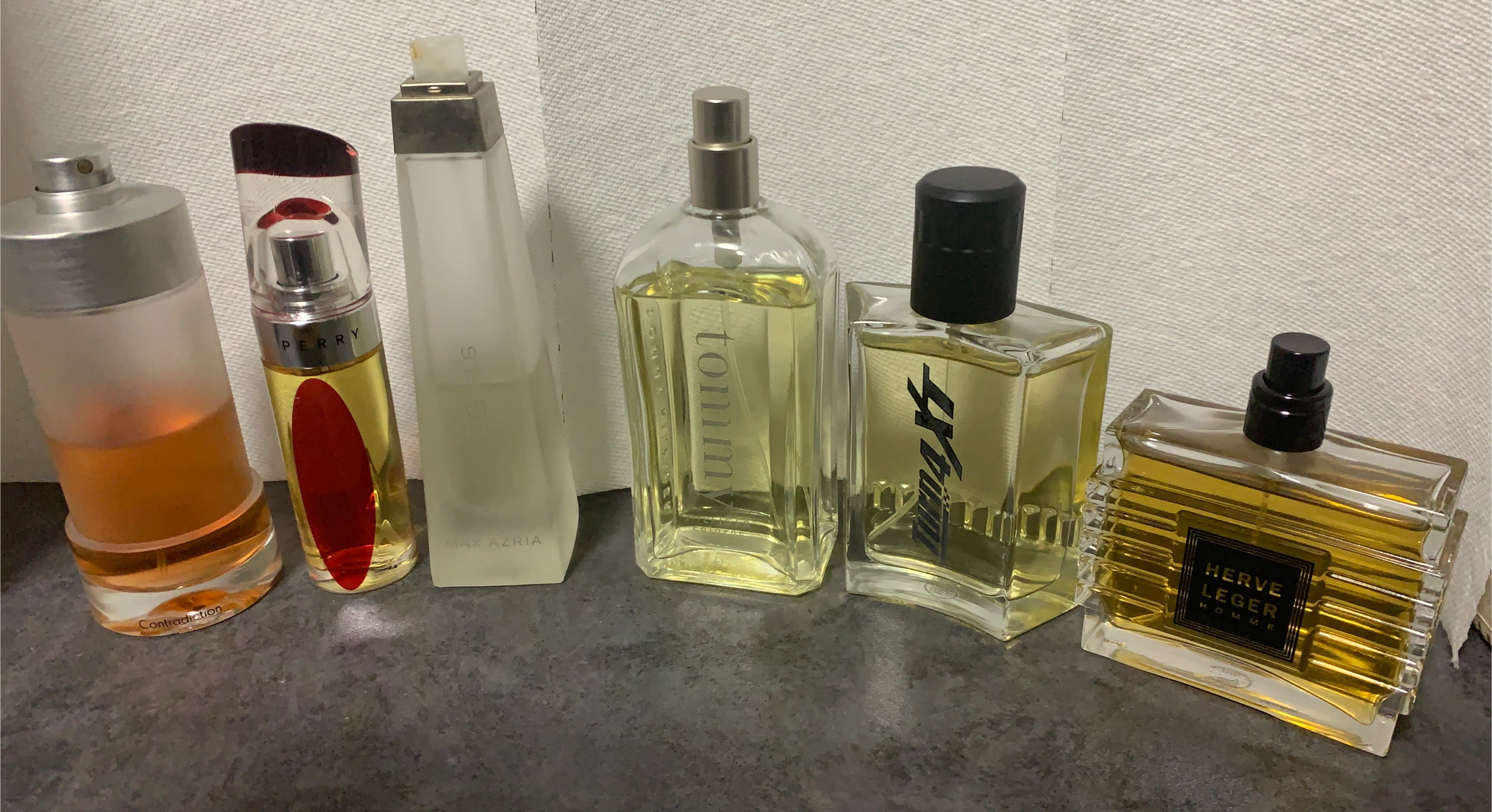 Assorted Men's Cologne: Calvin Klein, Tommy, Herve Leger thumbnail