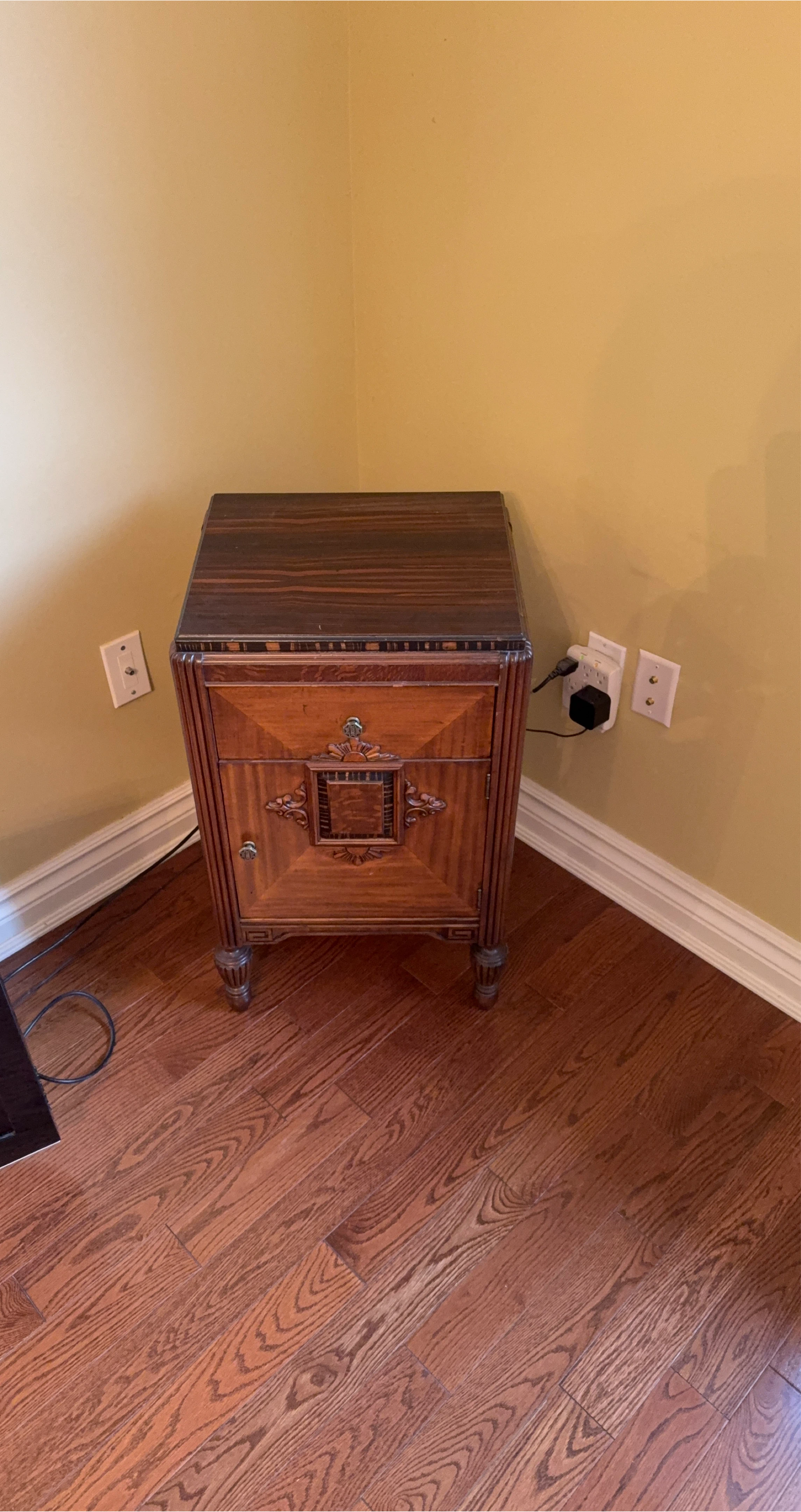 Vintage Wooden Nightstand thumbnail