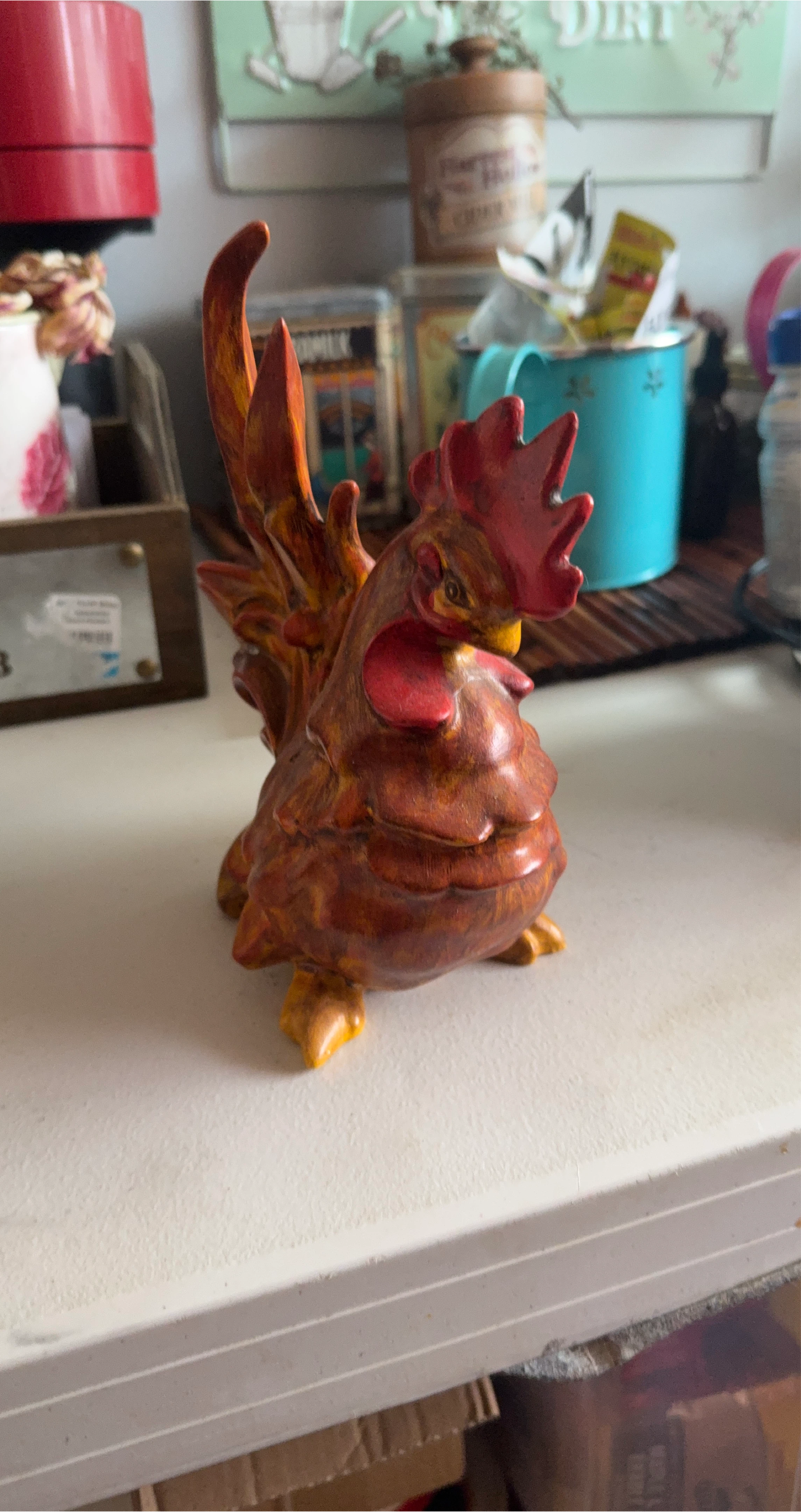 Vintage Rooster Figurine thumbnail