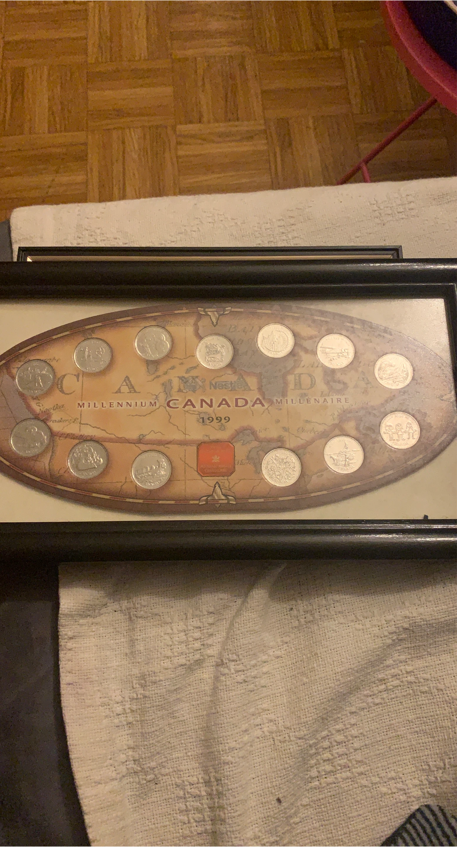 Framed Millennium Canada 1999 Coin Collection thumbnail