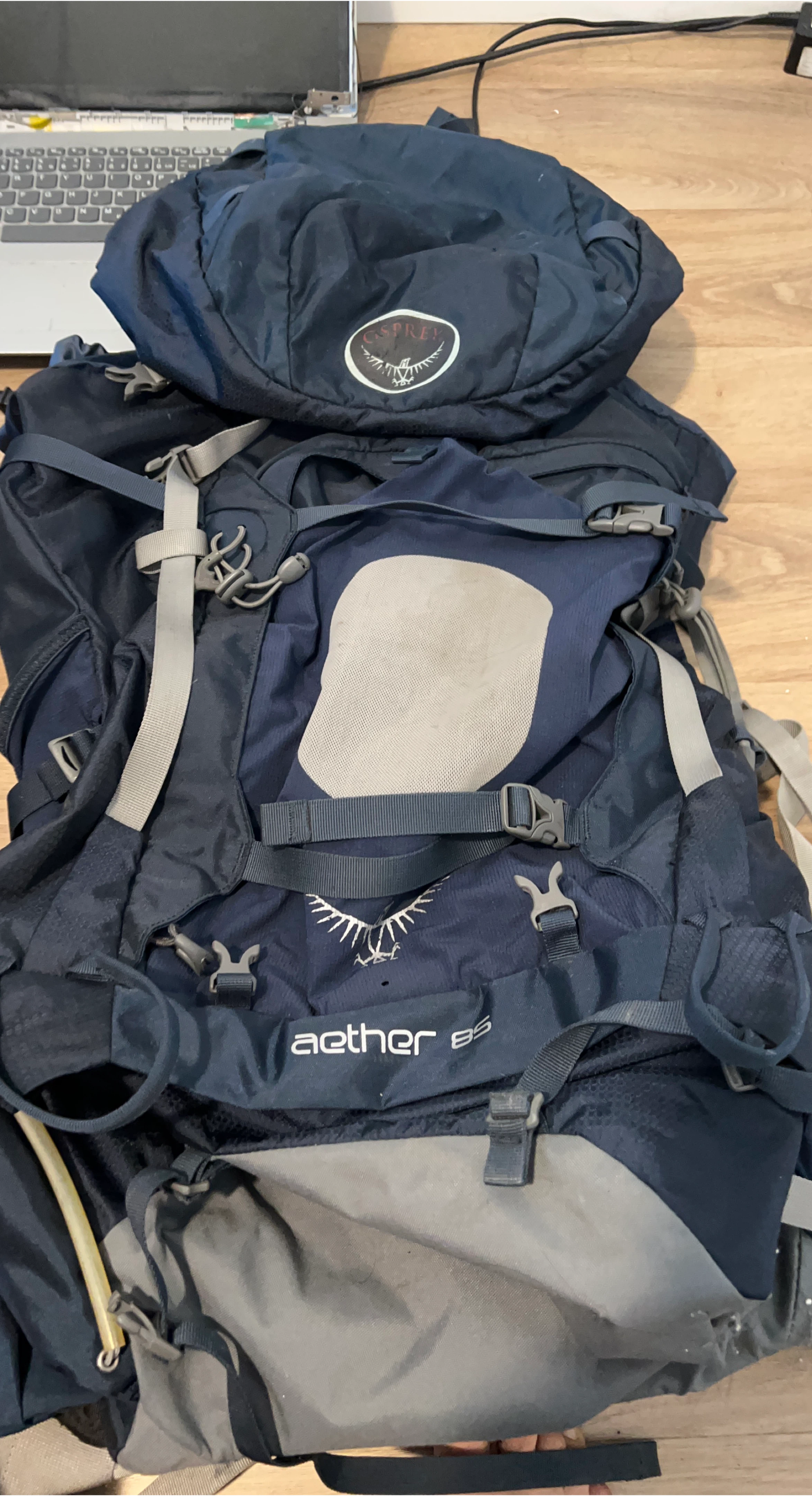 Osprey Aether 85 Backpack - Hiking/Travel Pack thumbnail