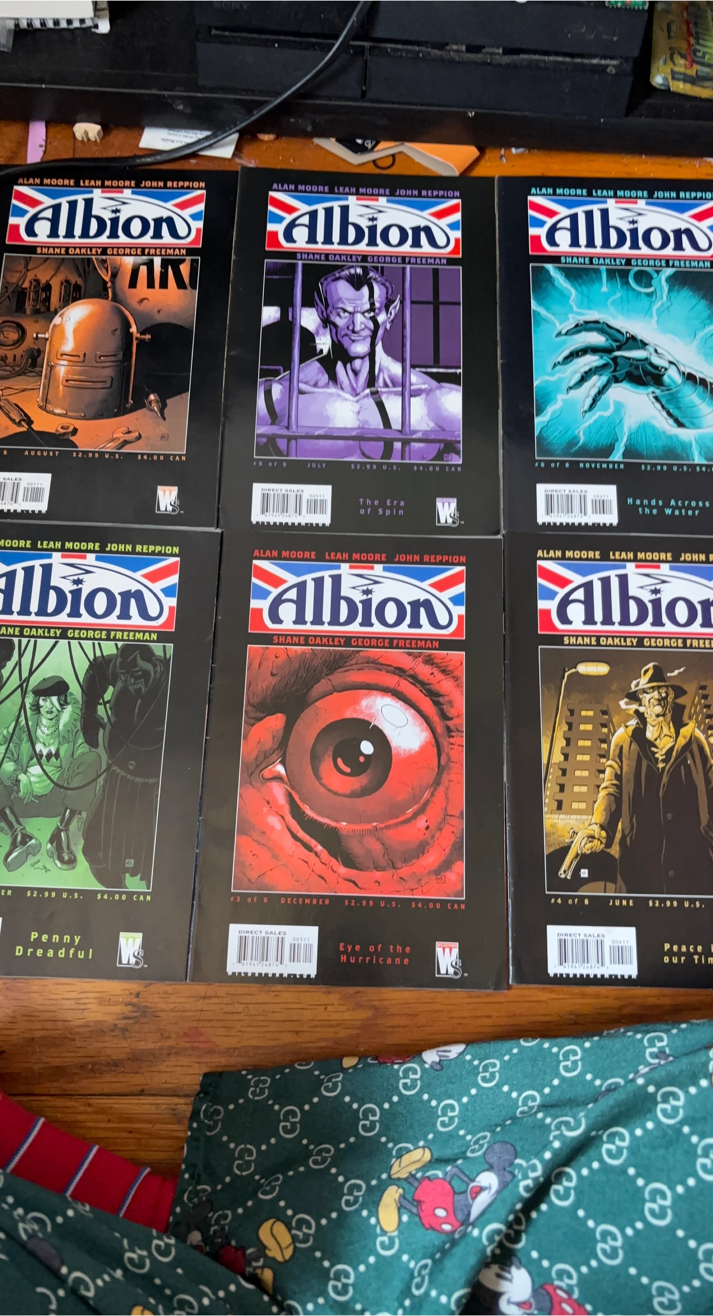 Albion Comic Book Lot by Alan Moore thumbnail