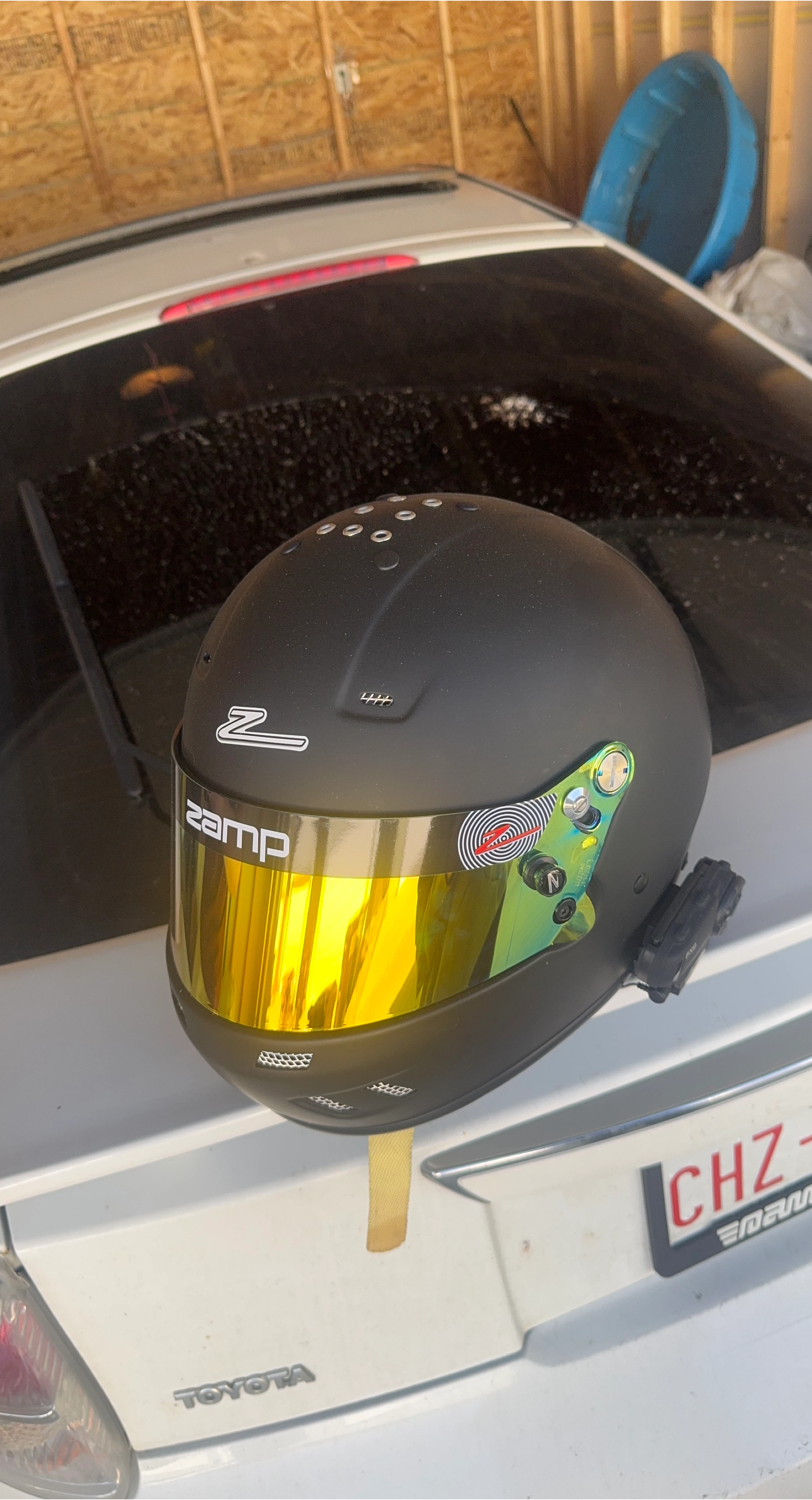 Zamp Racing Helmet - Black thumbnail