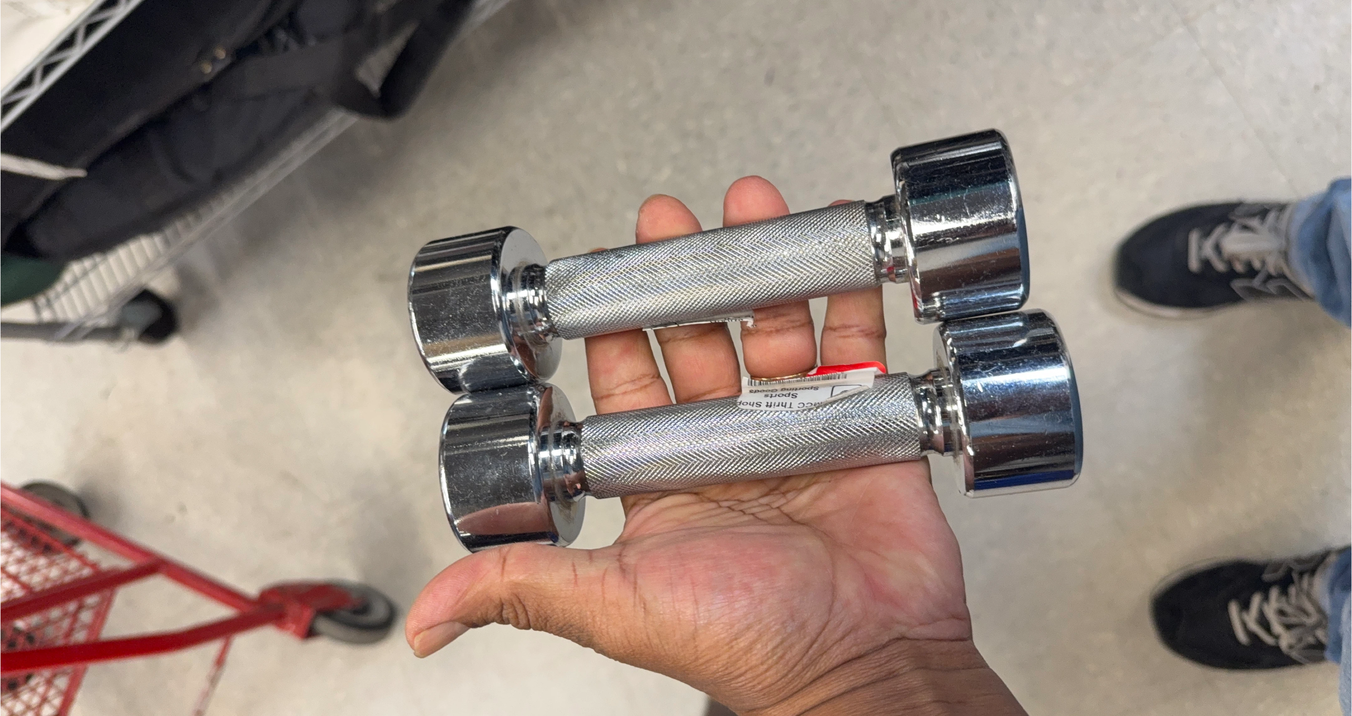 Pair of 3 lbs  Dumbbells thumbnail